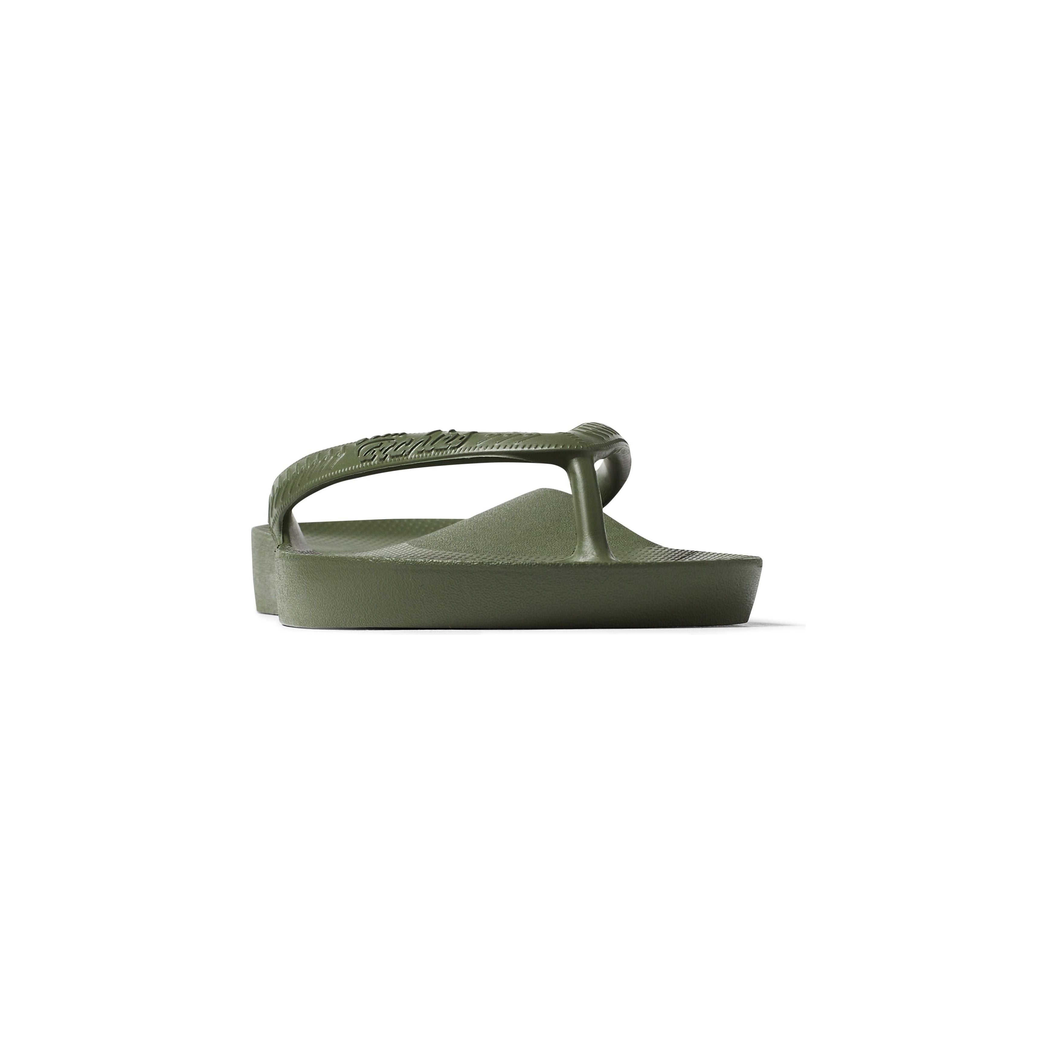 Archies Arch Support Thongs - Khaki