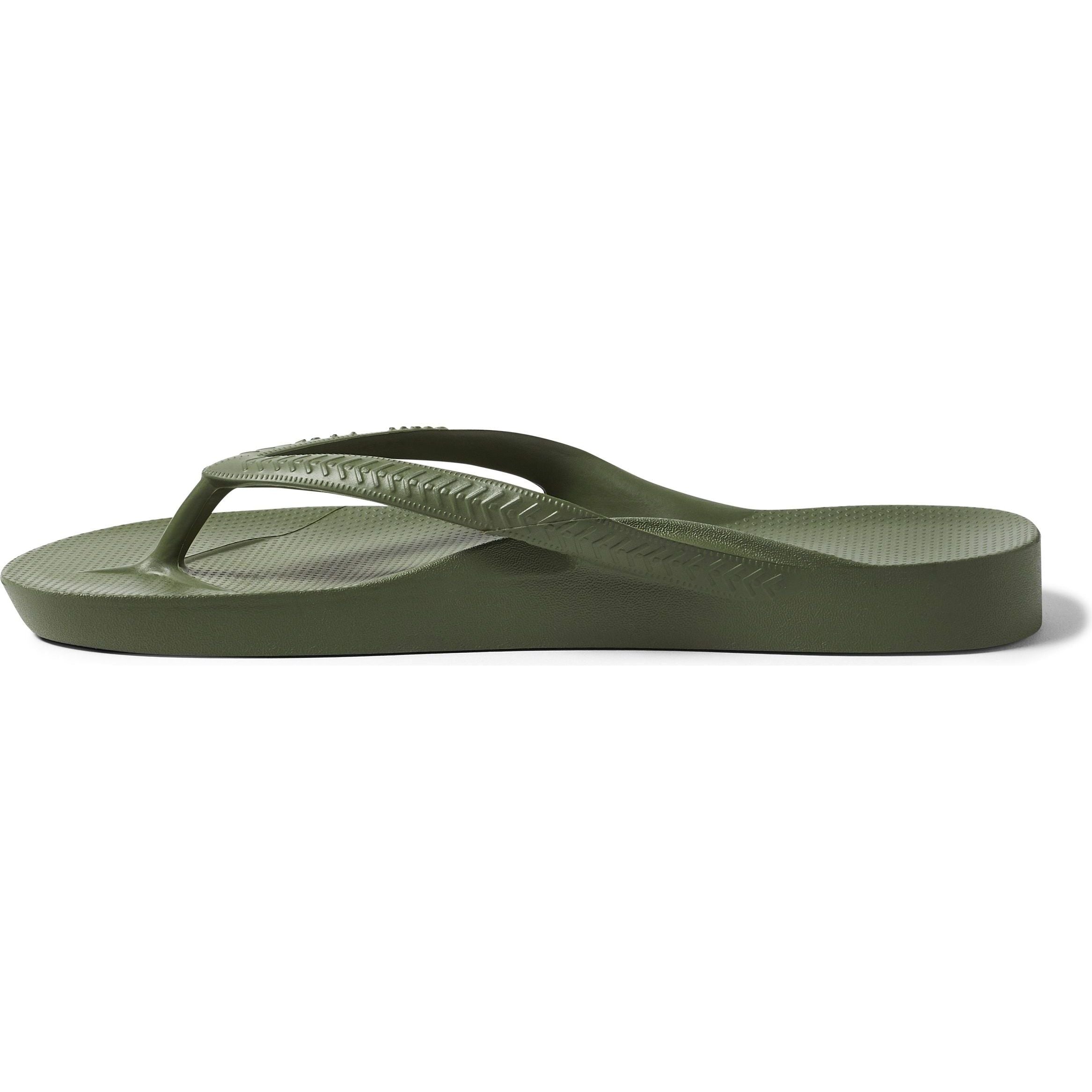 Archies Arch Support Thongs - Khaki