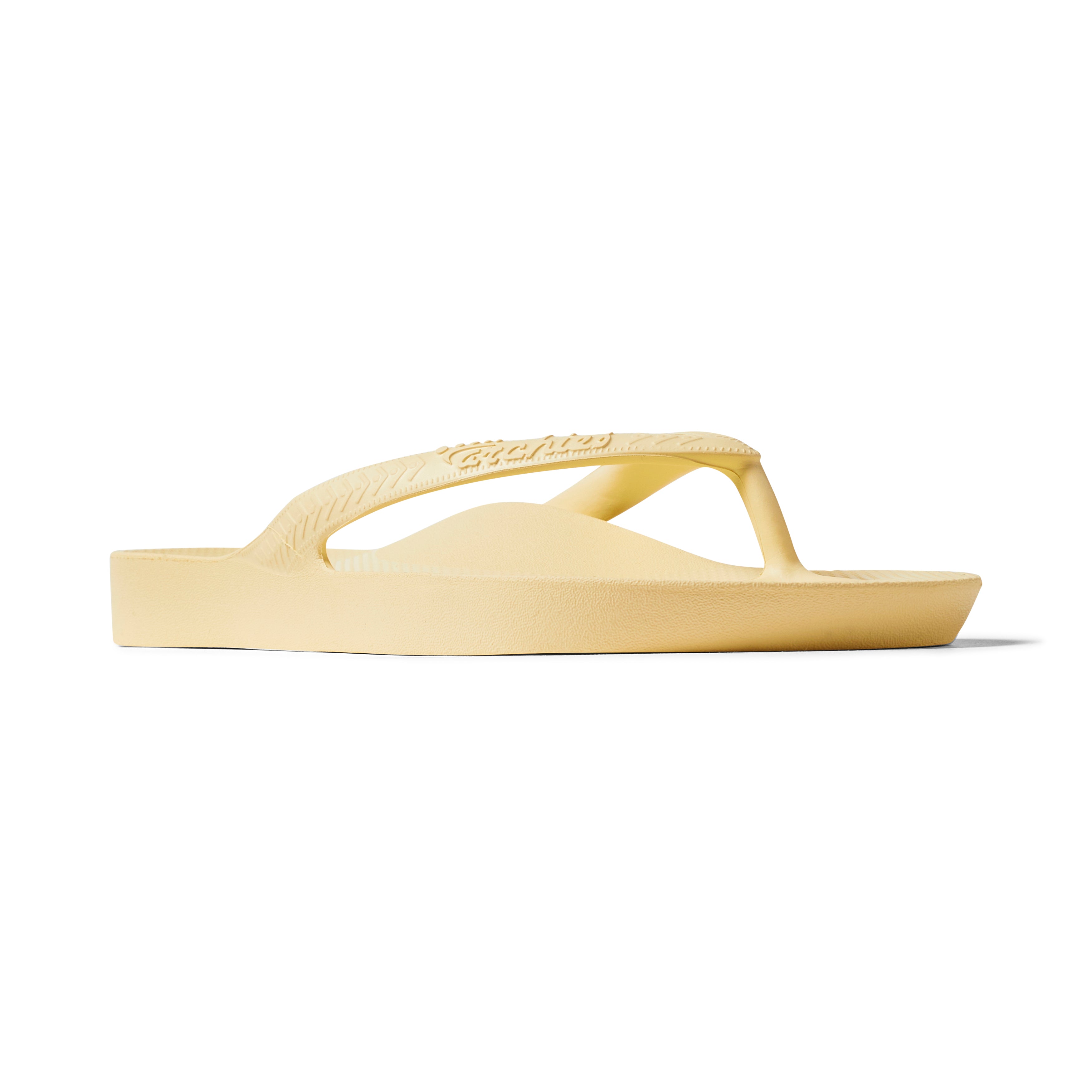 Archies Arch Support Thongs - Lemon