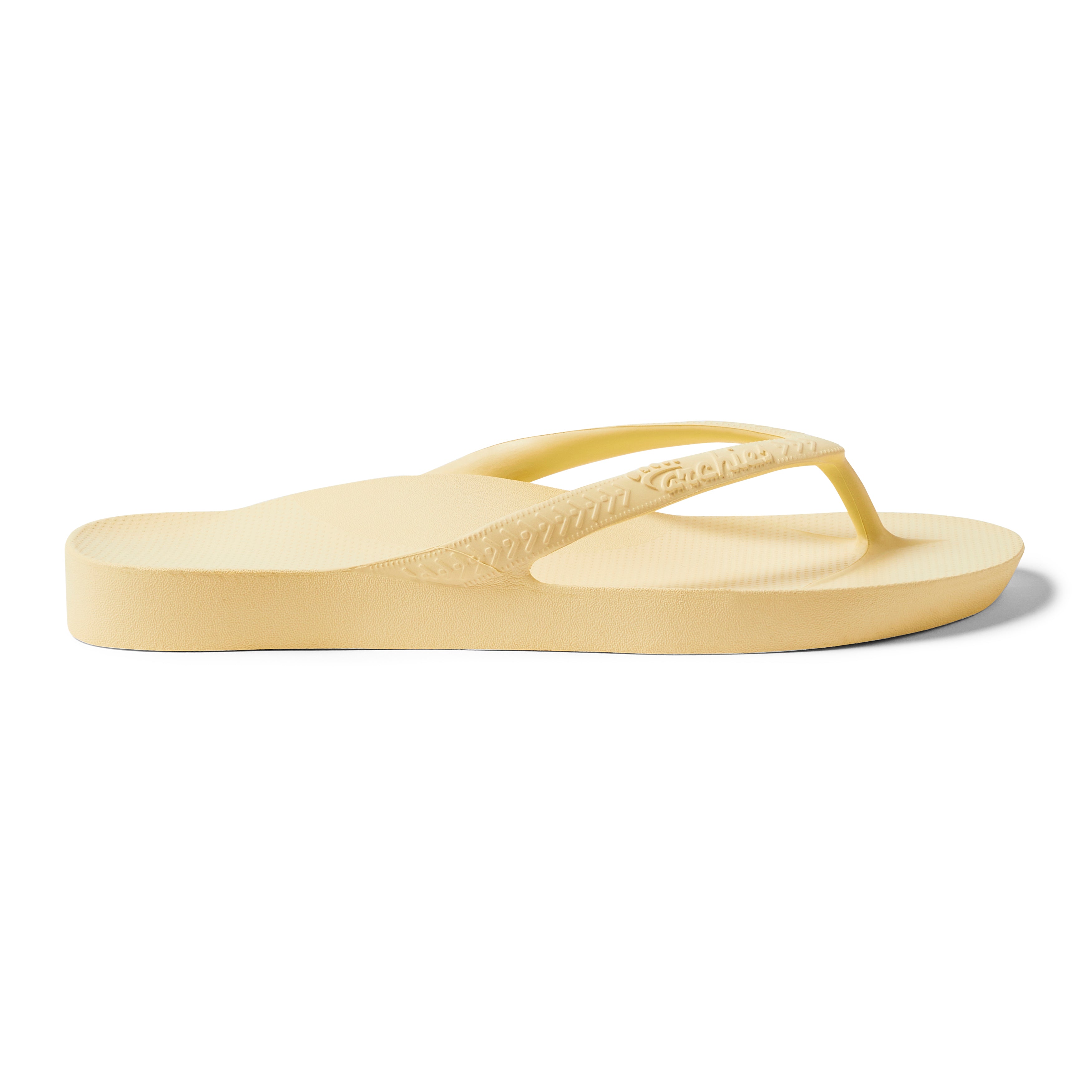 Archies Arch Support Thongs - Lemon