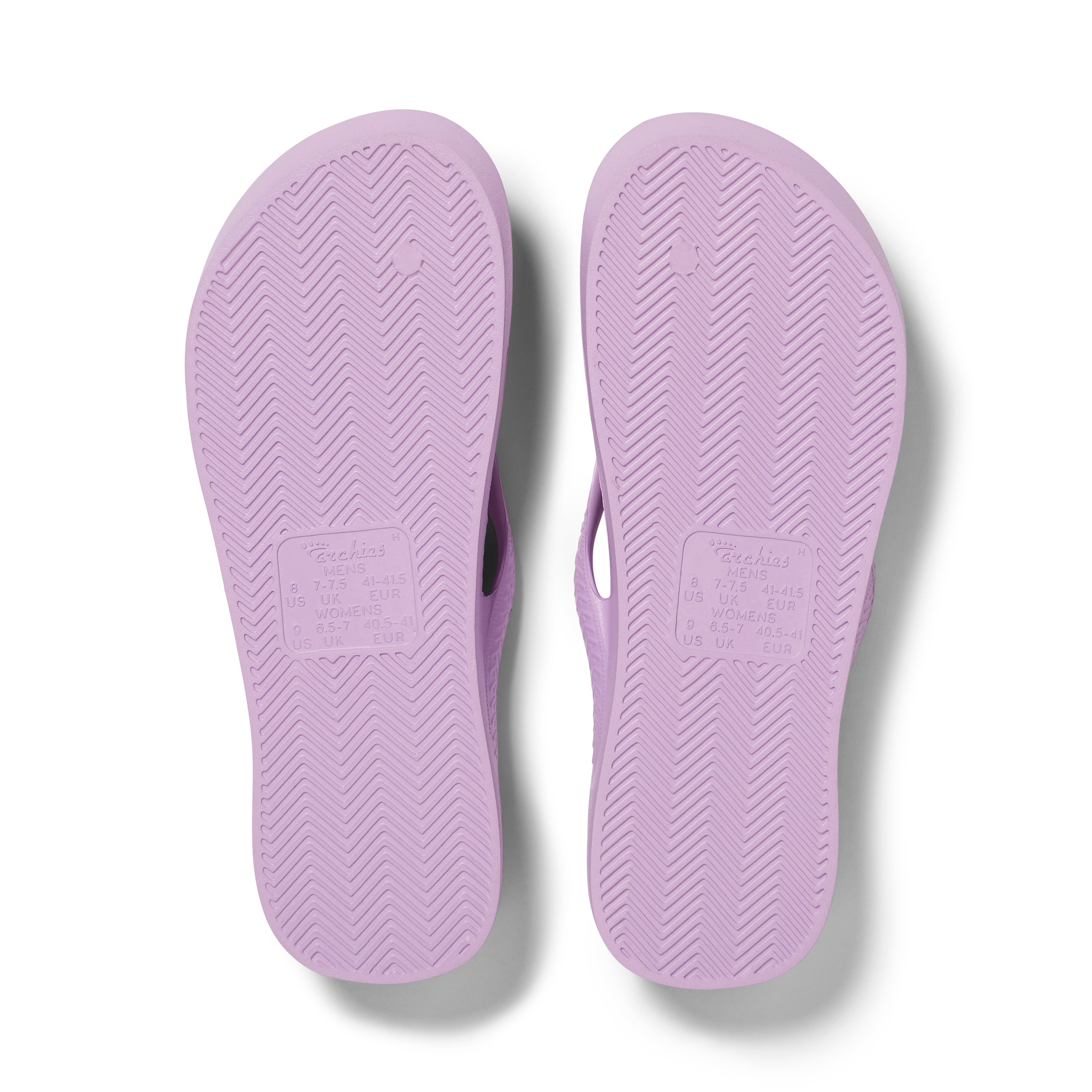 Archies Arch Support Thongs - Lilac