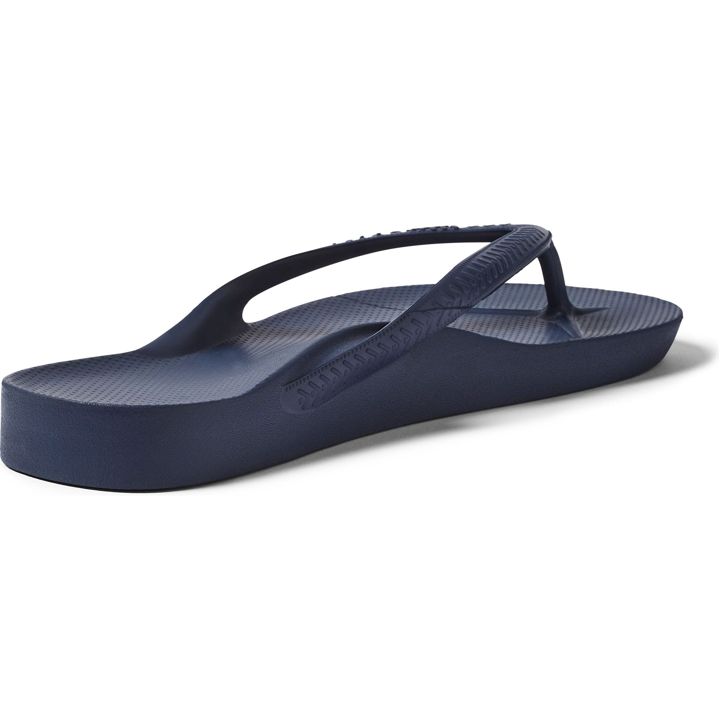 Archies Arch Support Thongs - Navy
