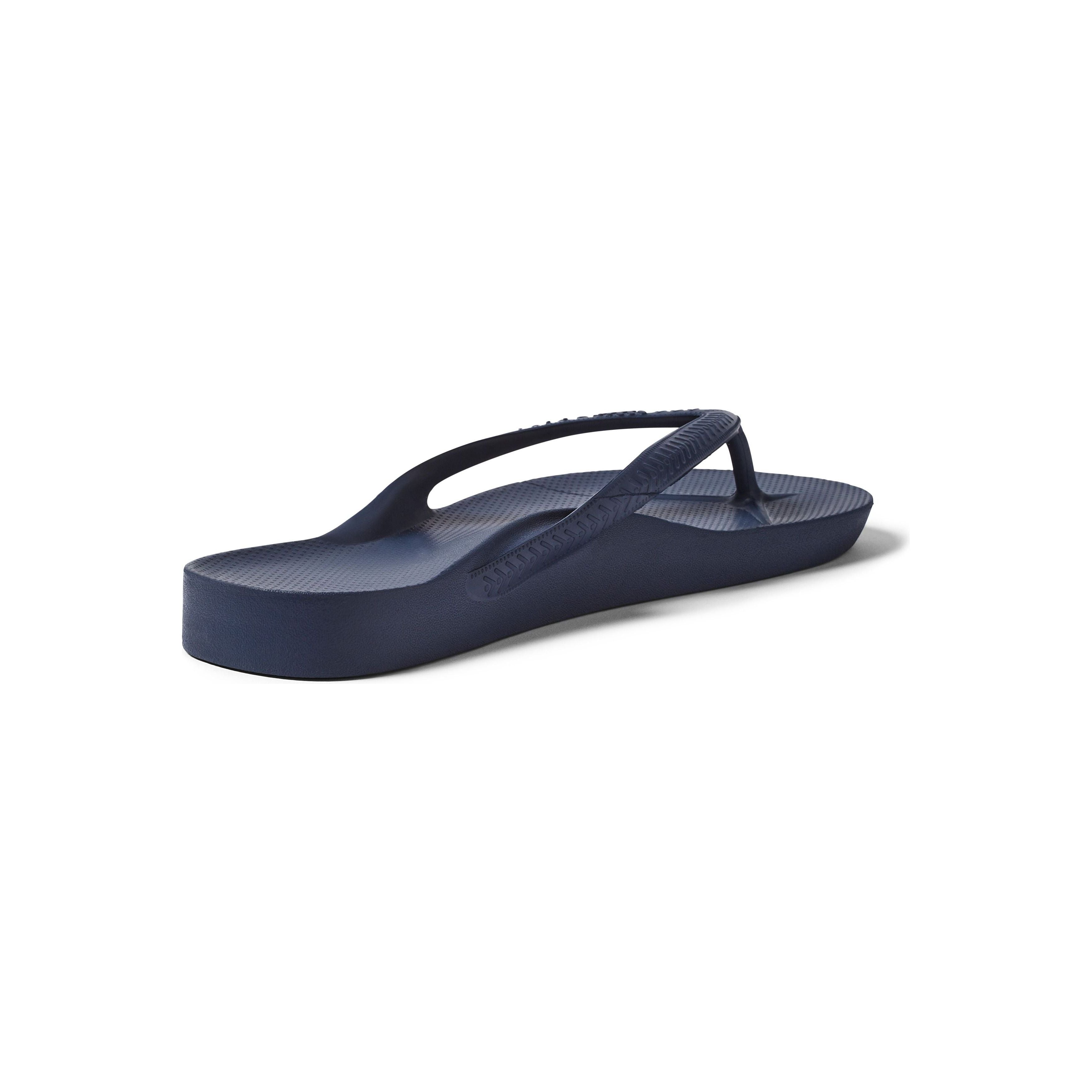 Archies Arch Support Thongs - Navy