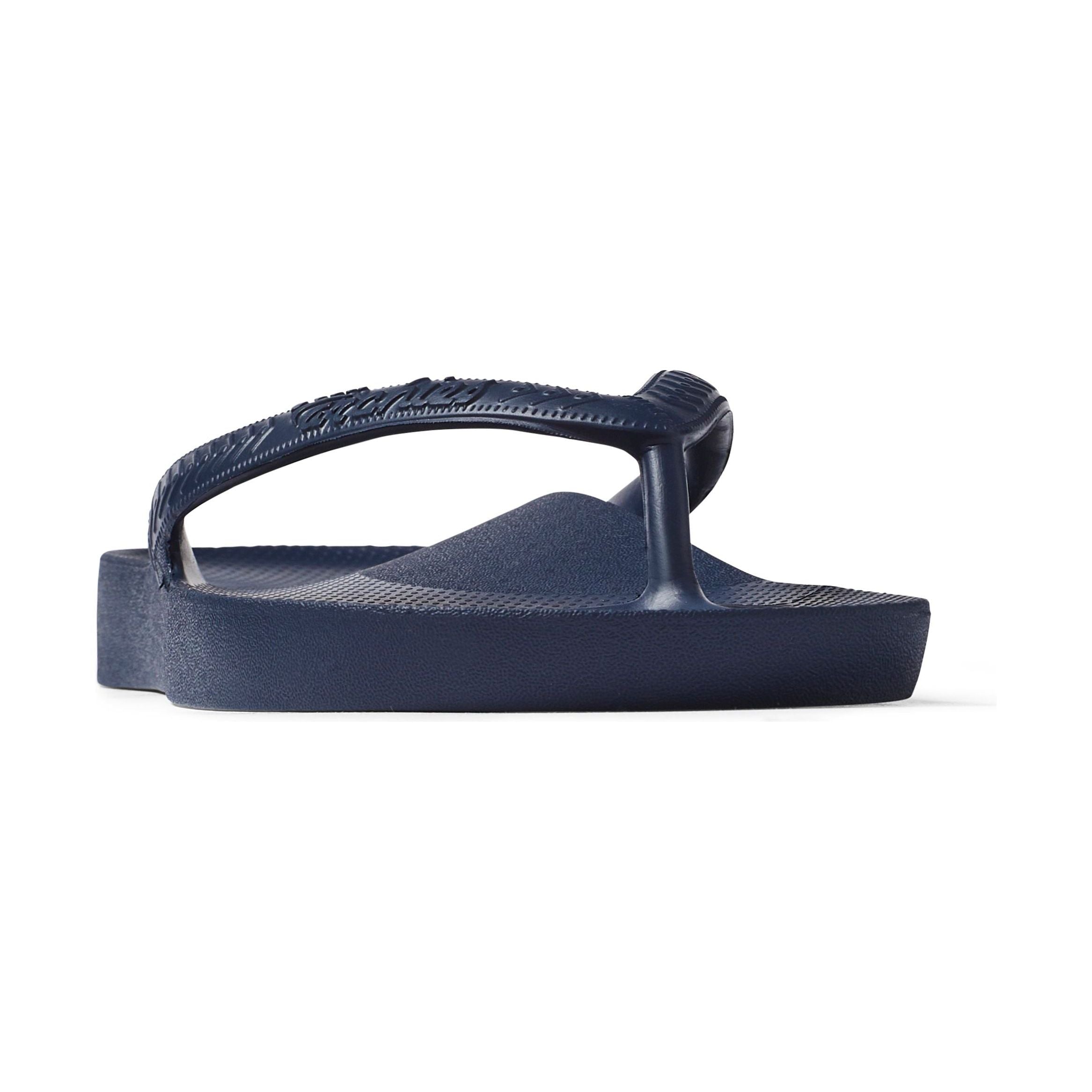 Archies Arch Support Thongs - Navy