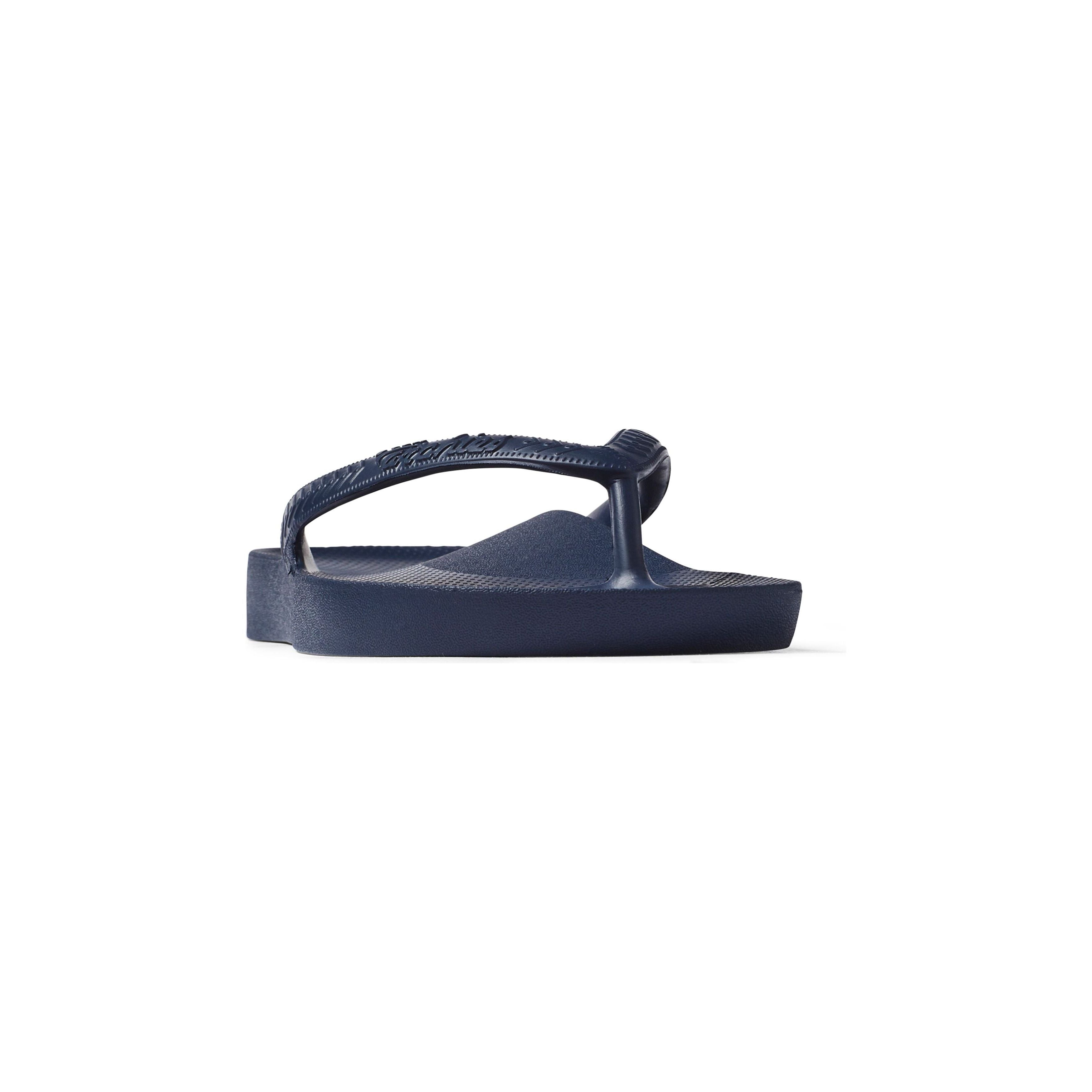 Archies Arch Support Thongs - Navy
