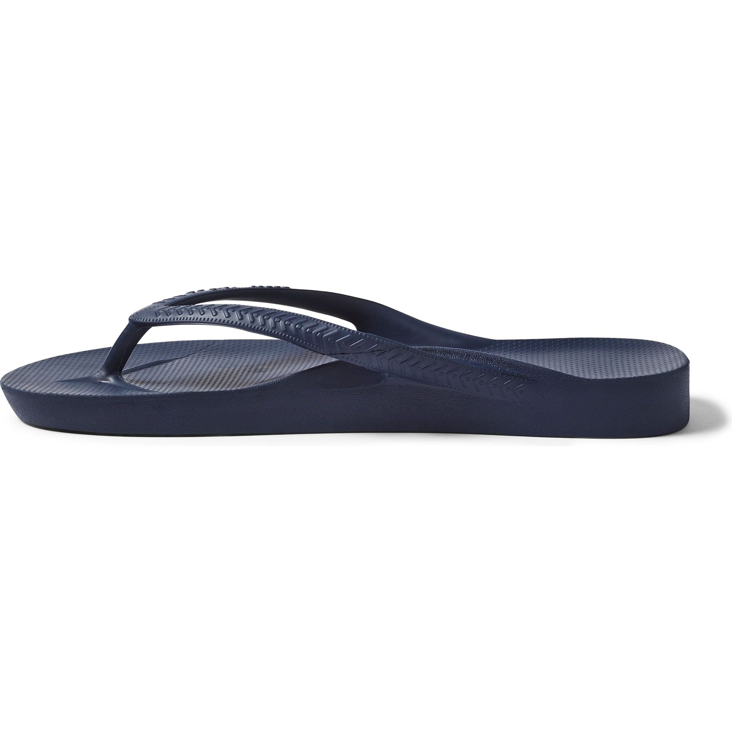 Archies Arch Support Thongs - Navy