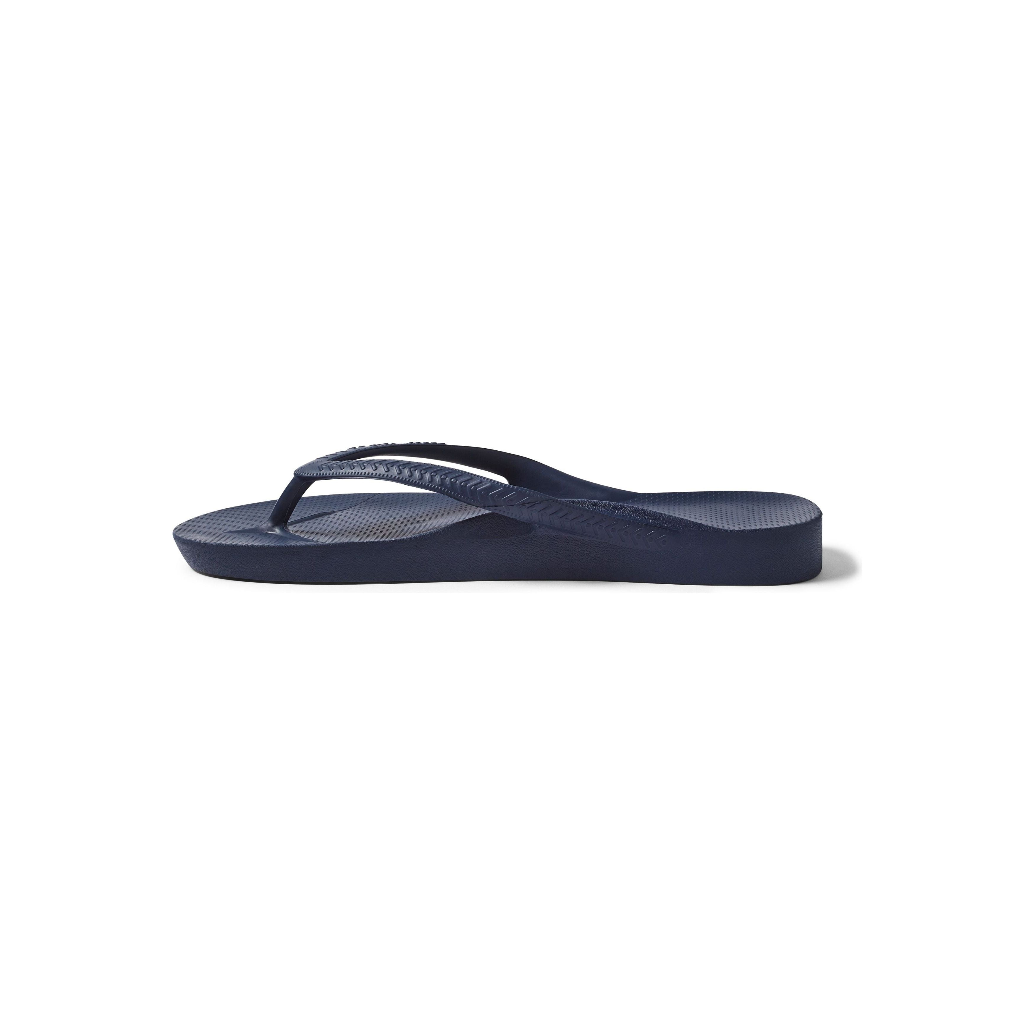 Archies Arch Support Thongs - Navy