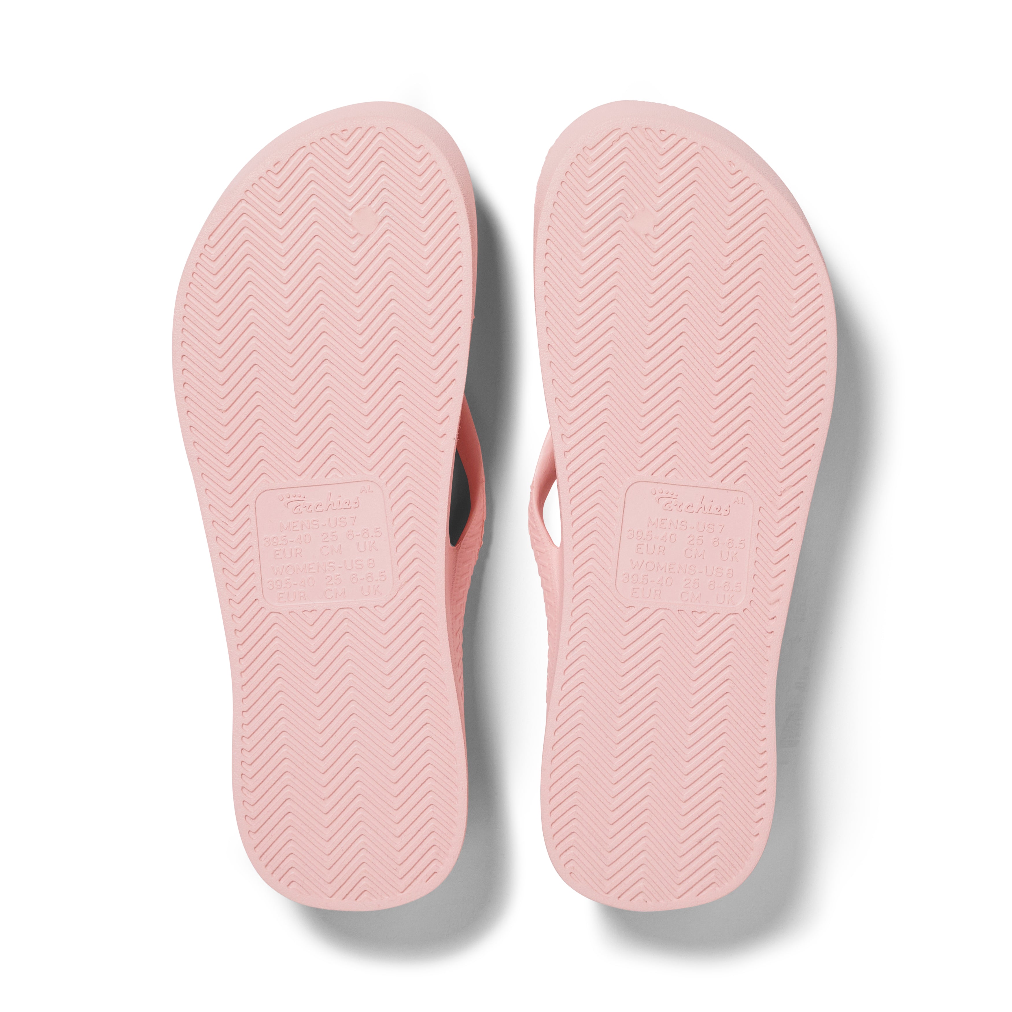 Archies Arch Support Thongs - Pink