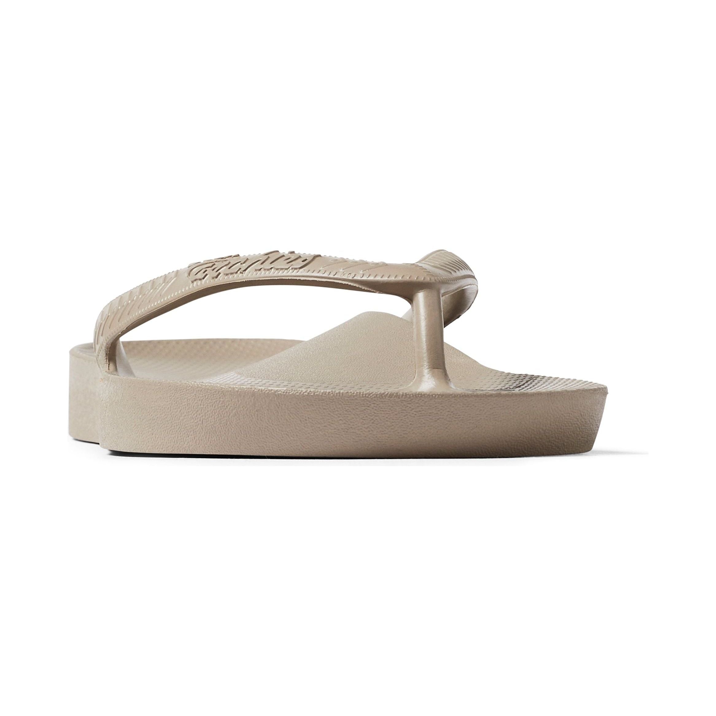 Archies Arch Support Thongs - Taupe