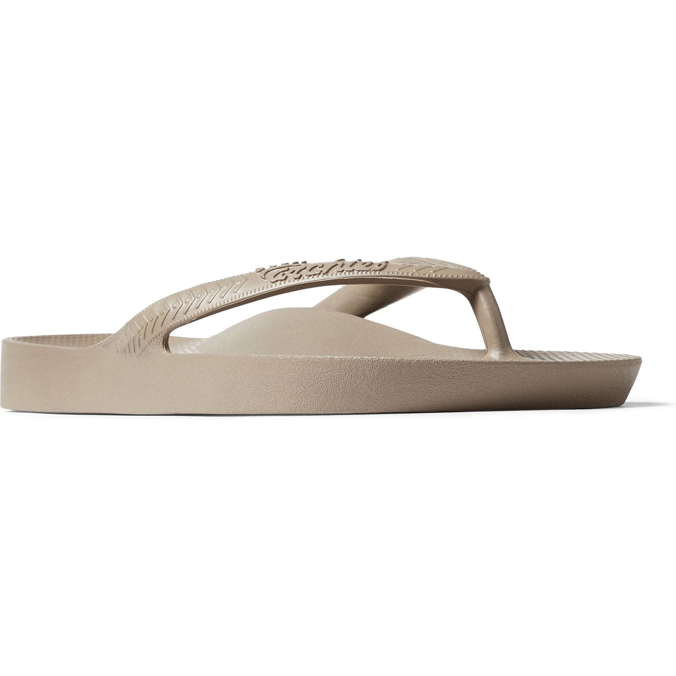 Archies Arch Support Thongs - Taupe