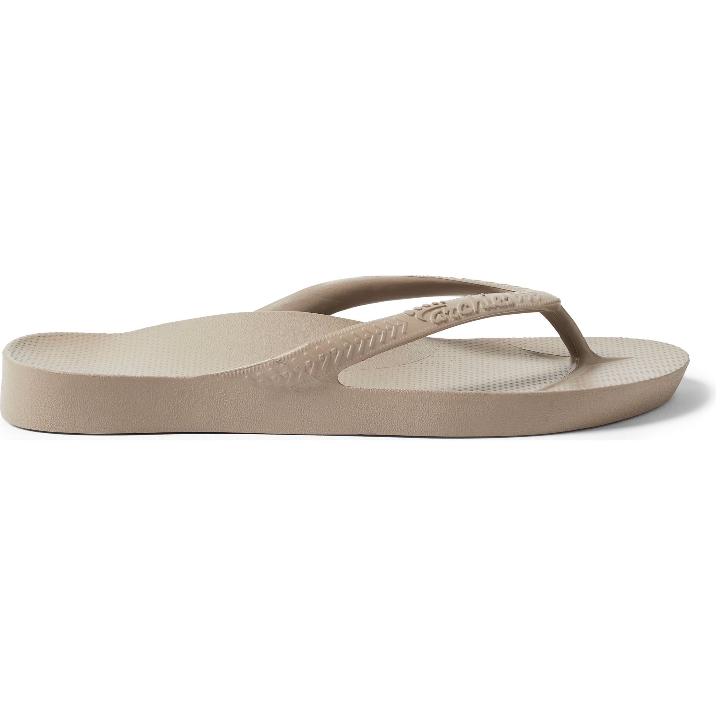 Archies Arch Support Thongs - Taupe