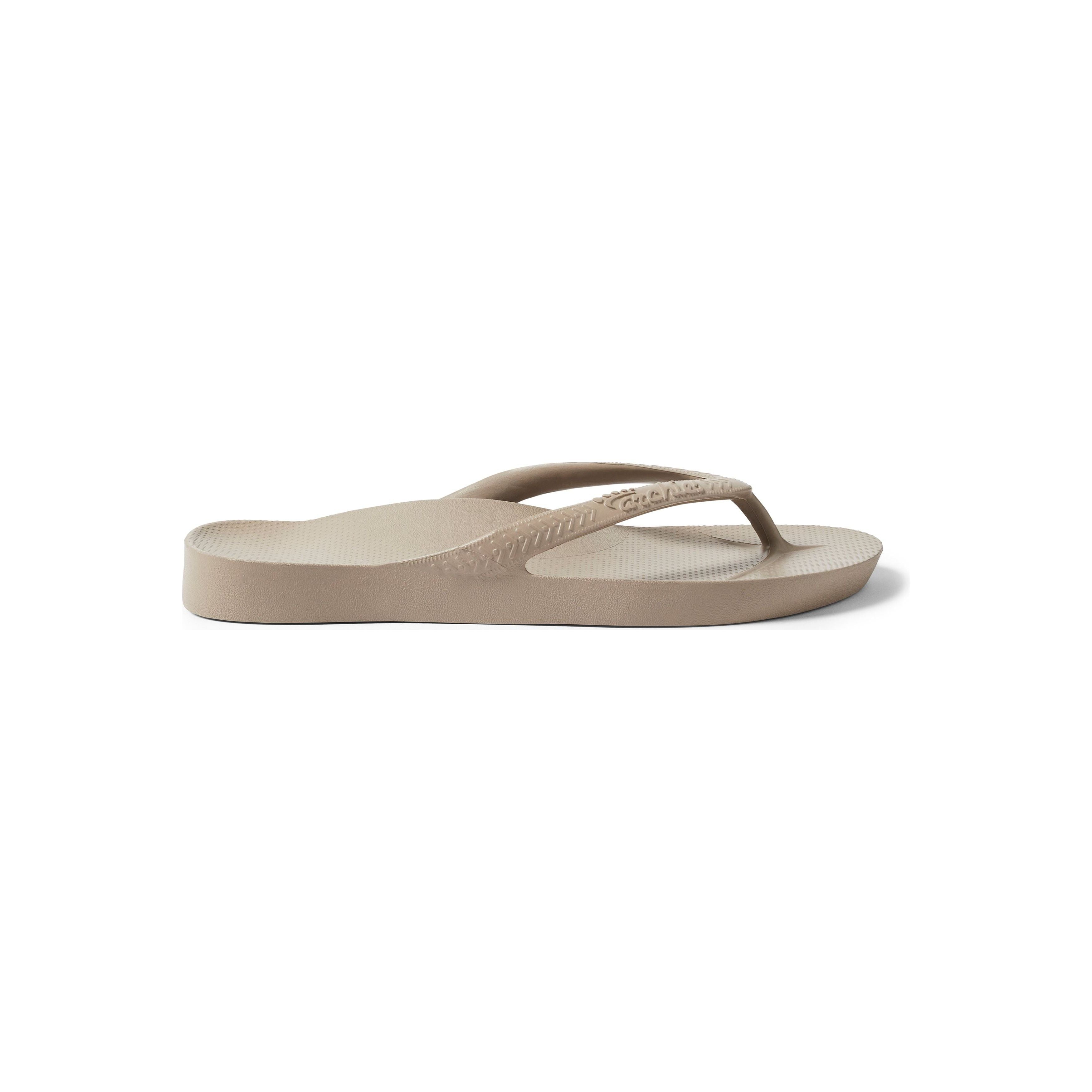 Archies Arch Support Thongs - Taupe