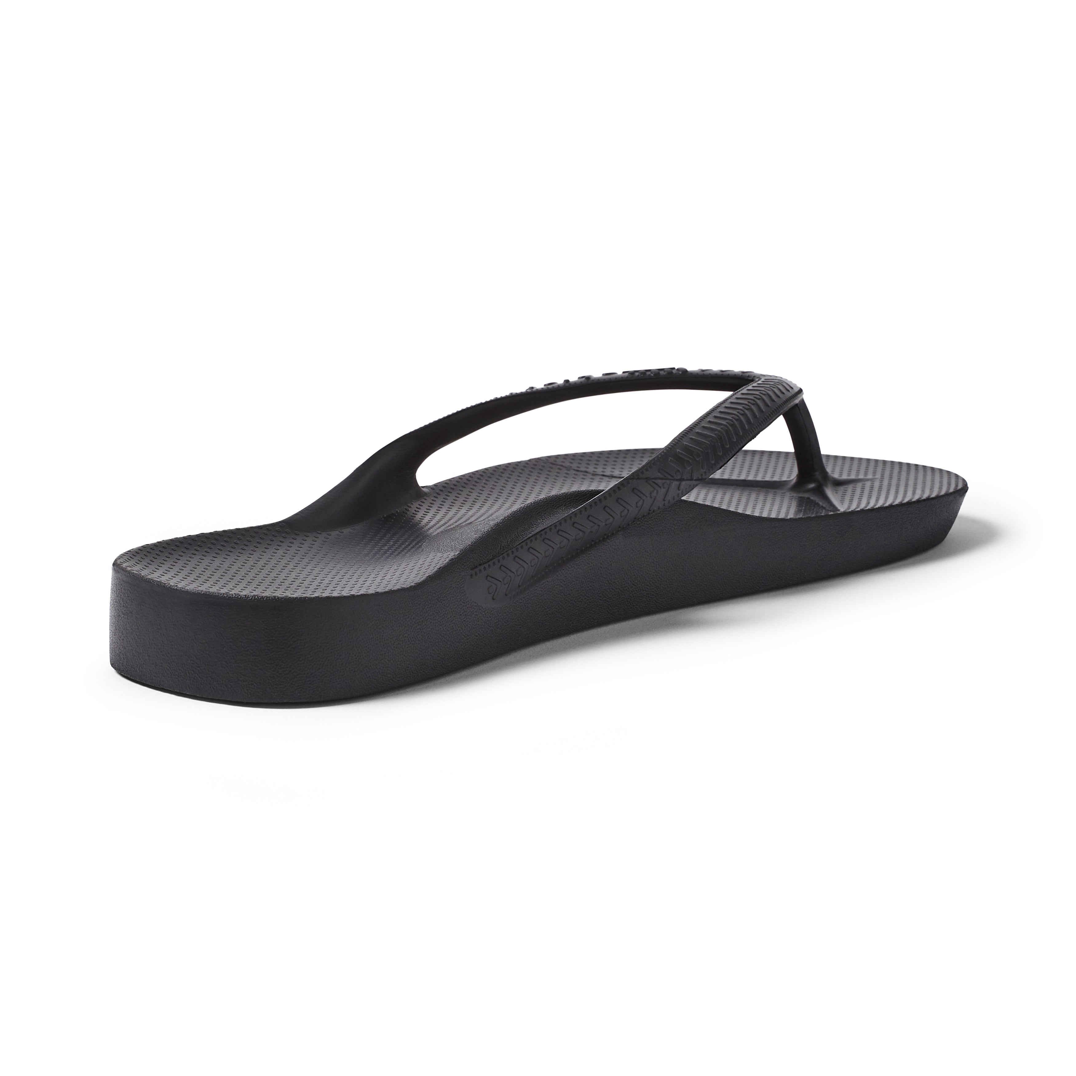 Archies Arch Support Thongs - - Kids -Black