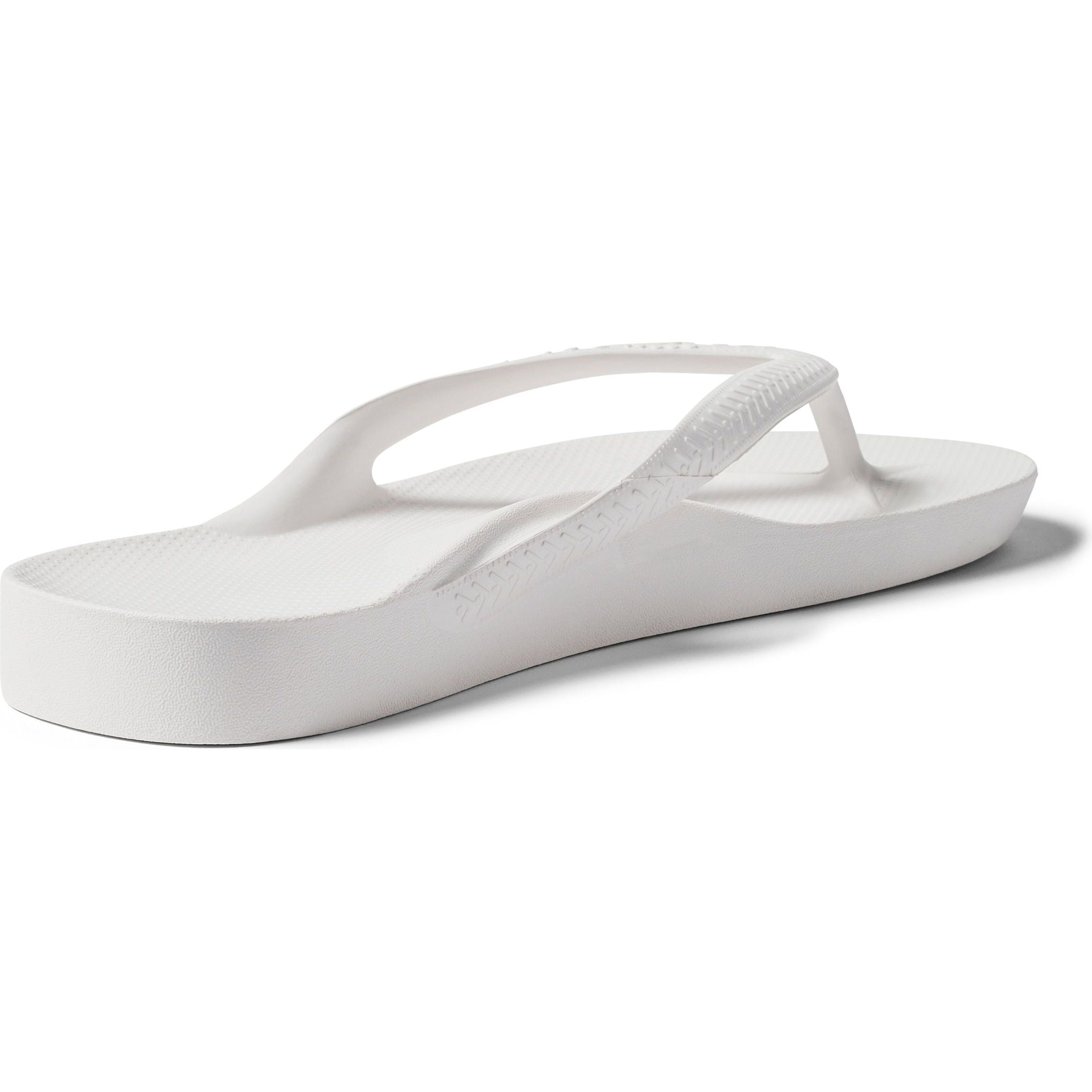 Archies Arch Support Thongs - White