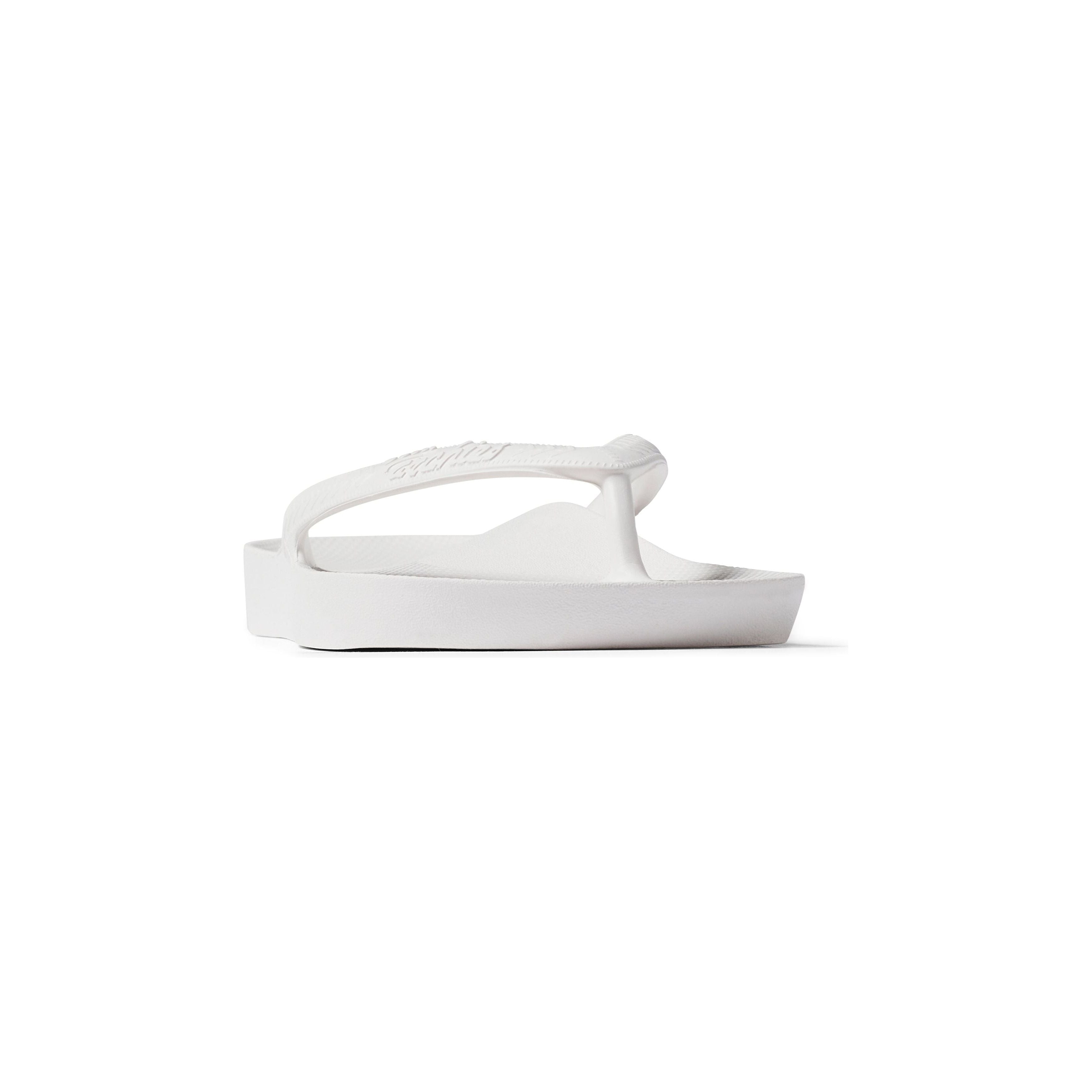 Archies Arch Support Thongs - White