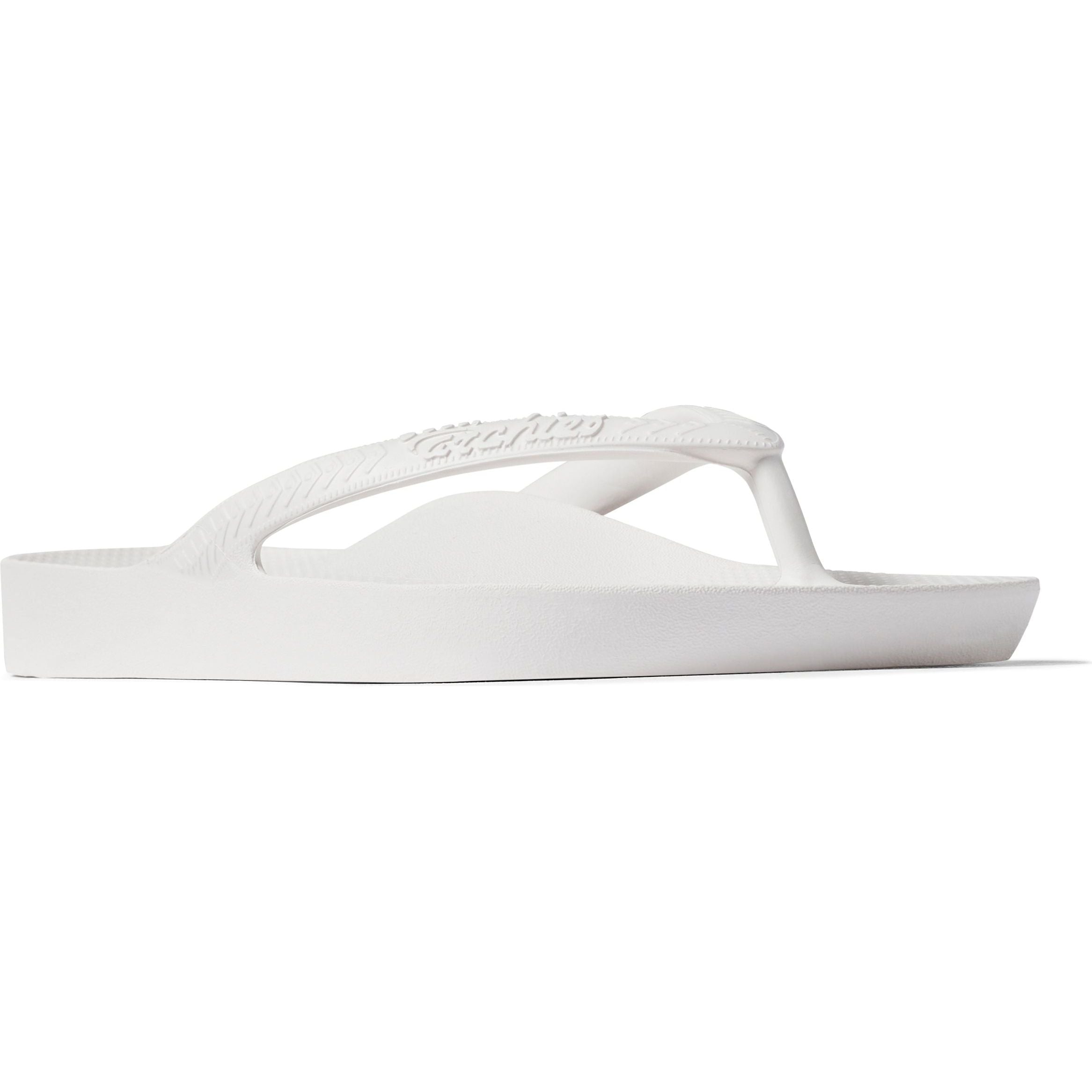Archies Arch Support Thongs - White