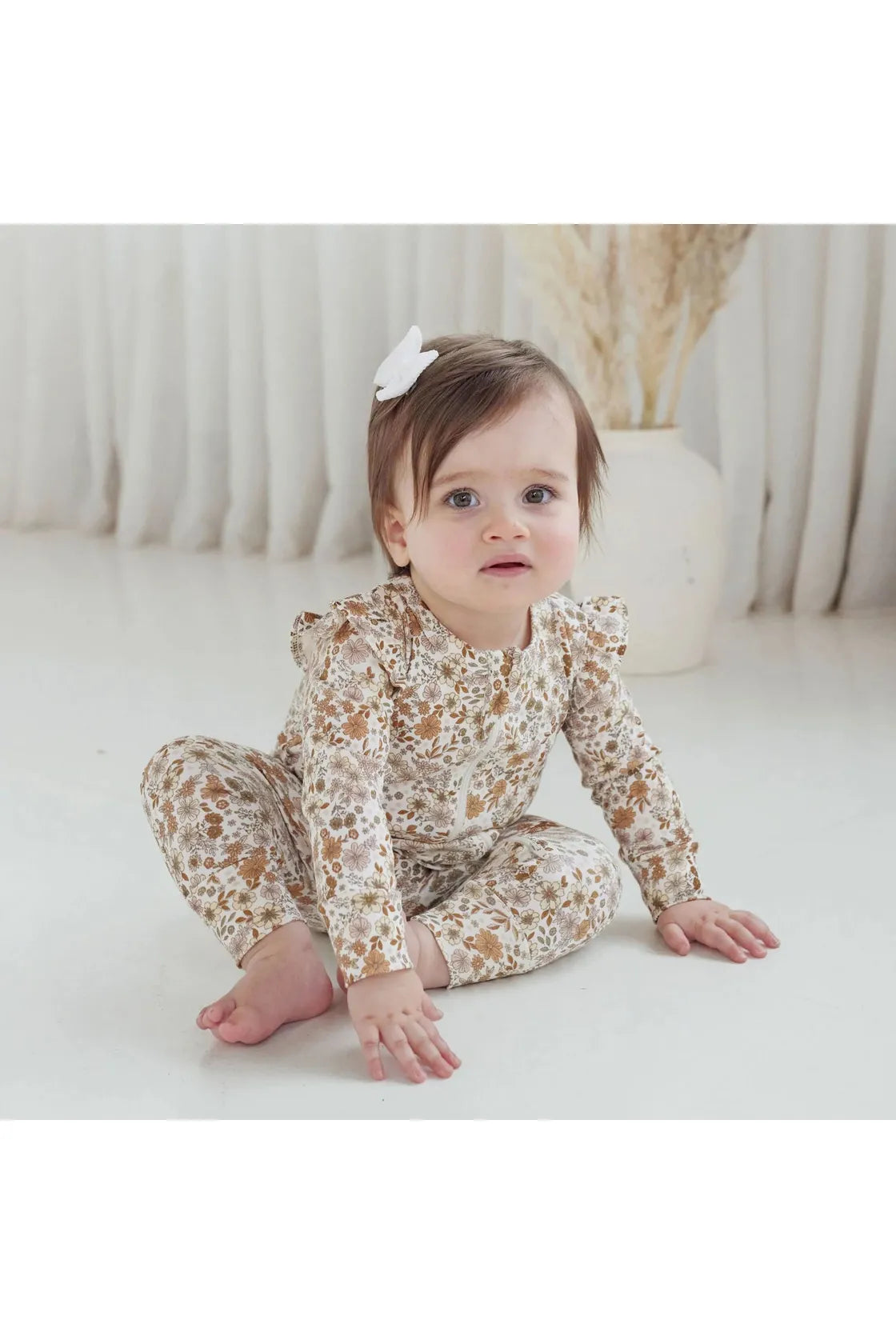 BAILEY FLORAL ZIP ROMPER