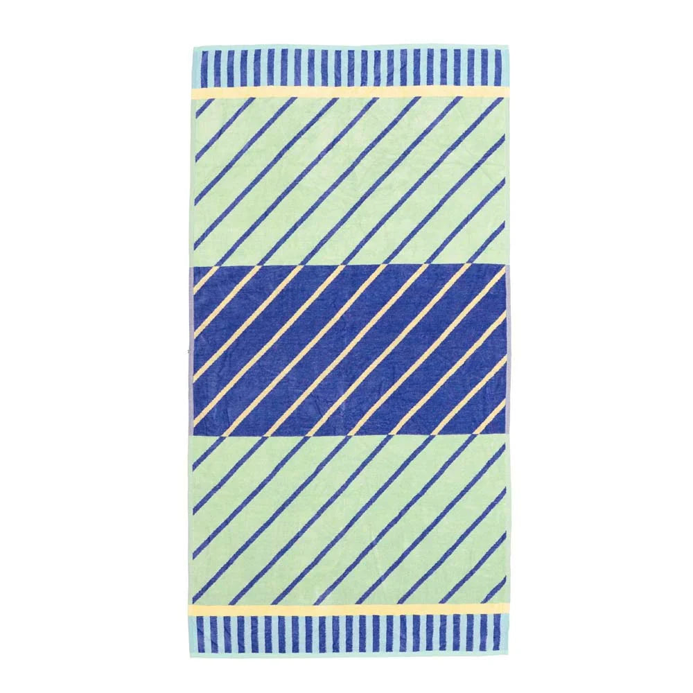 Jacquard Beach Towel - Bias