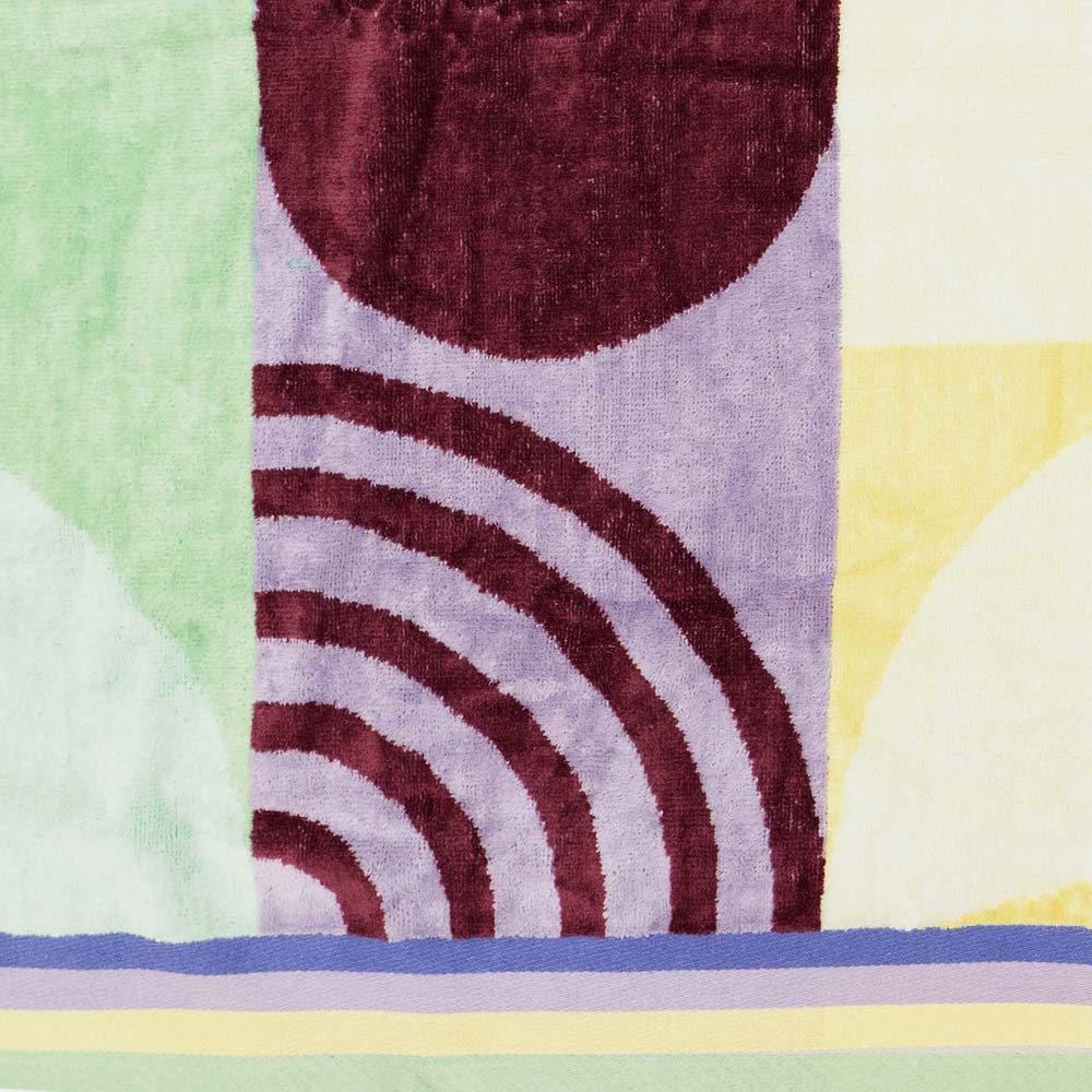 Jacquard Beach Towel - Echo