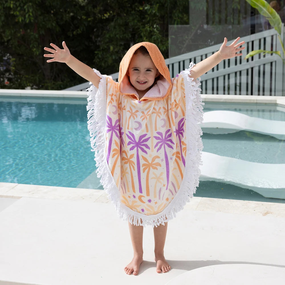 Kids Shaped Poncho - Luna Tree