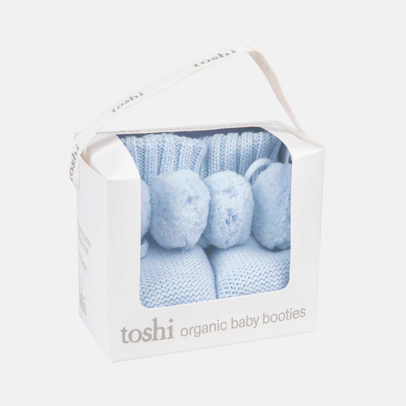Organic Booties Marley - Bluebird