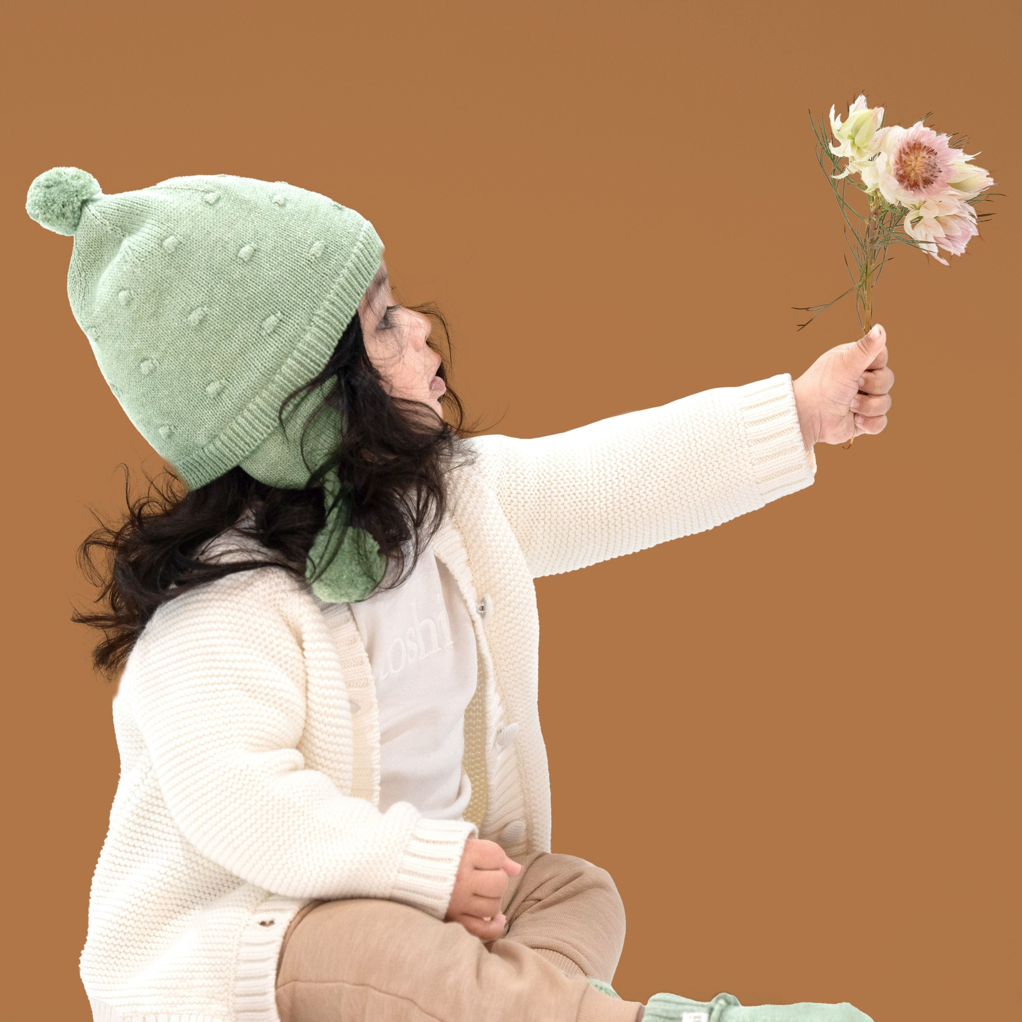 Organic Booties Marley - Matcha