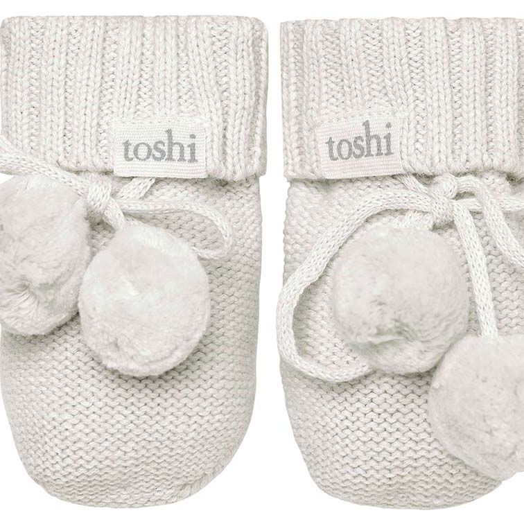 Organic Booties Marley - Pebble
