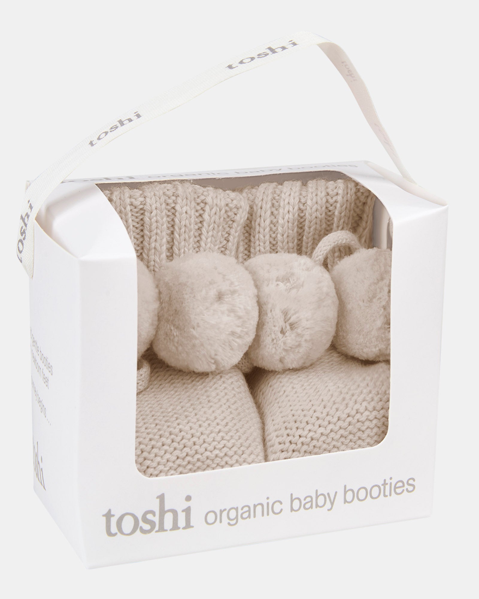 Organic Booties Yummy - Oatmeal
