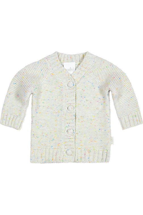 Organic Cardigan Andy - Snowflake