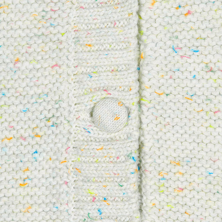 Organic Cardigan Andy - Snowflake
