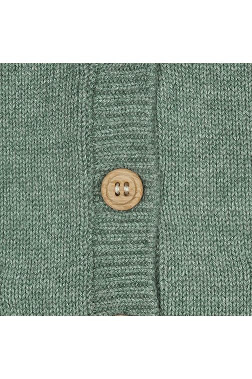 Organic Cardigan Remy - Eucalyptus