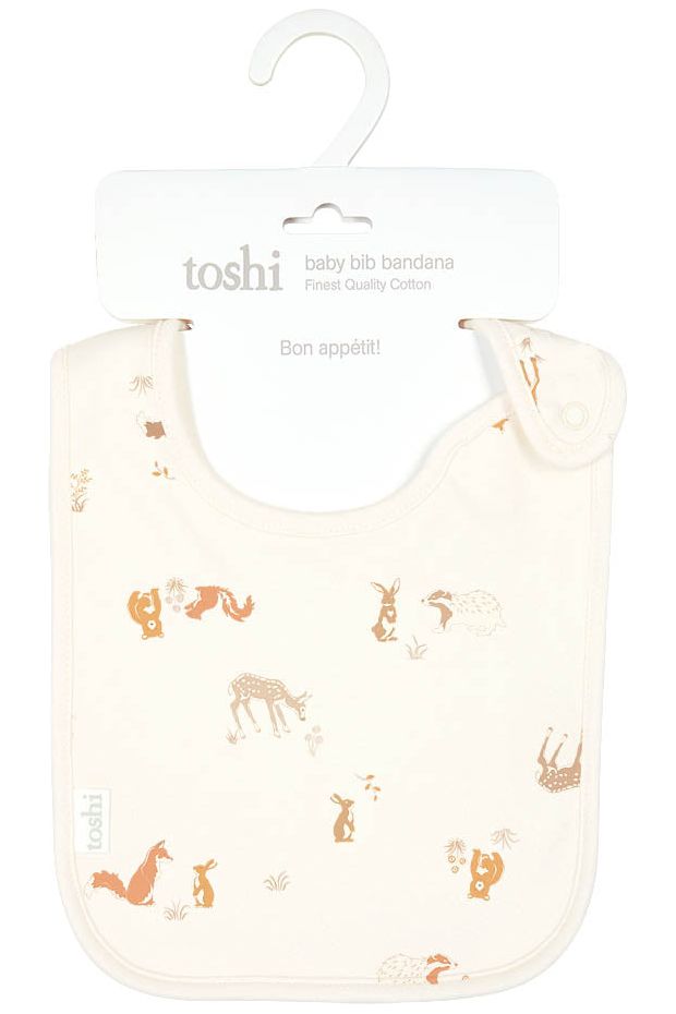 Baby Bib Classic - Enchanted Forest Feather