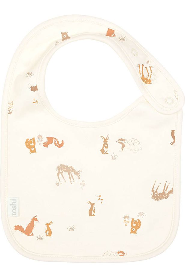 Baby Bib Classic - Enchanted Forest Feather