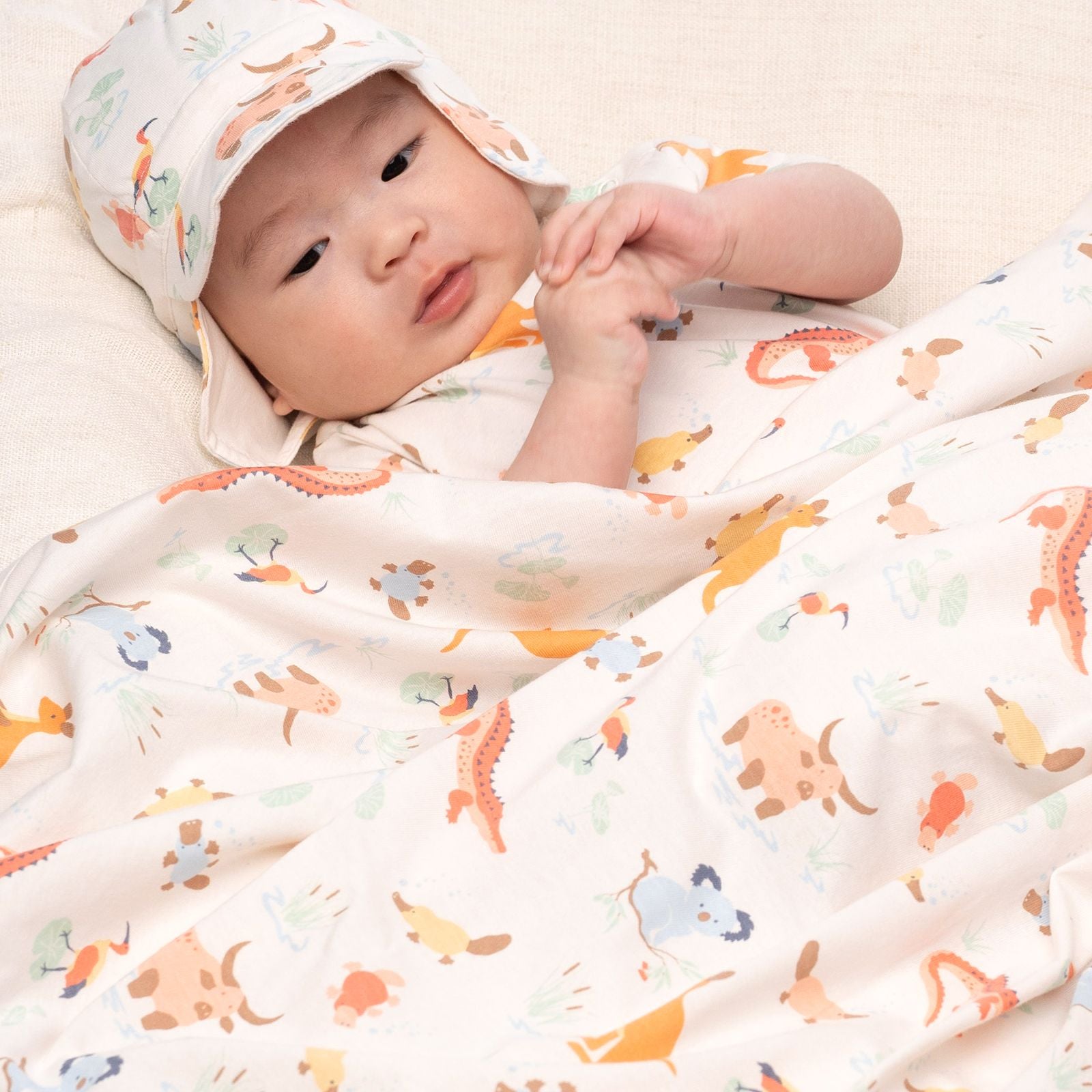 Onesie S/S Banjo /Kakadu Dawn
