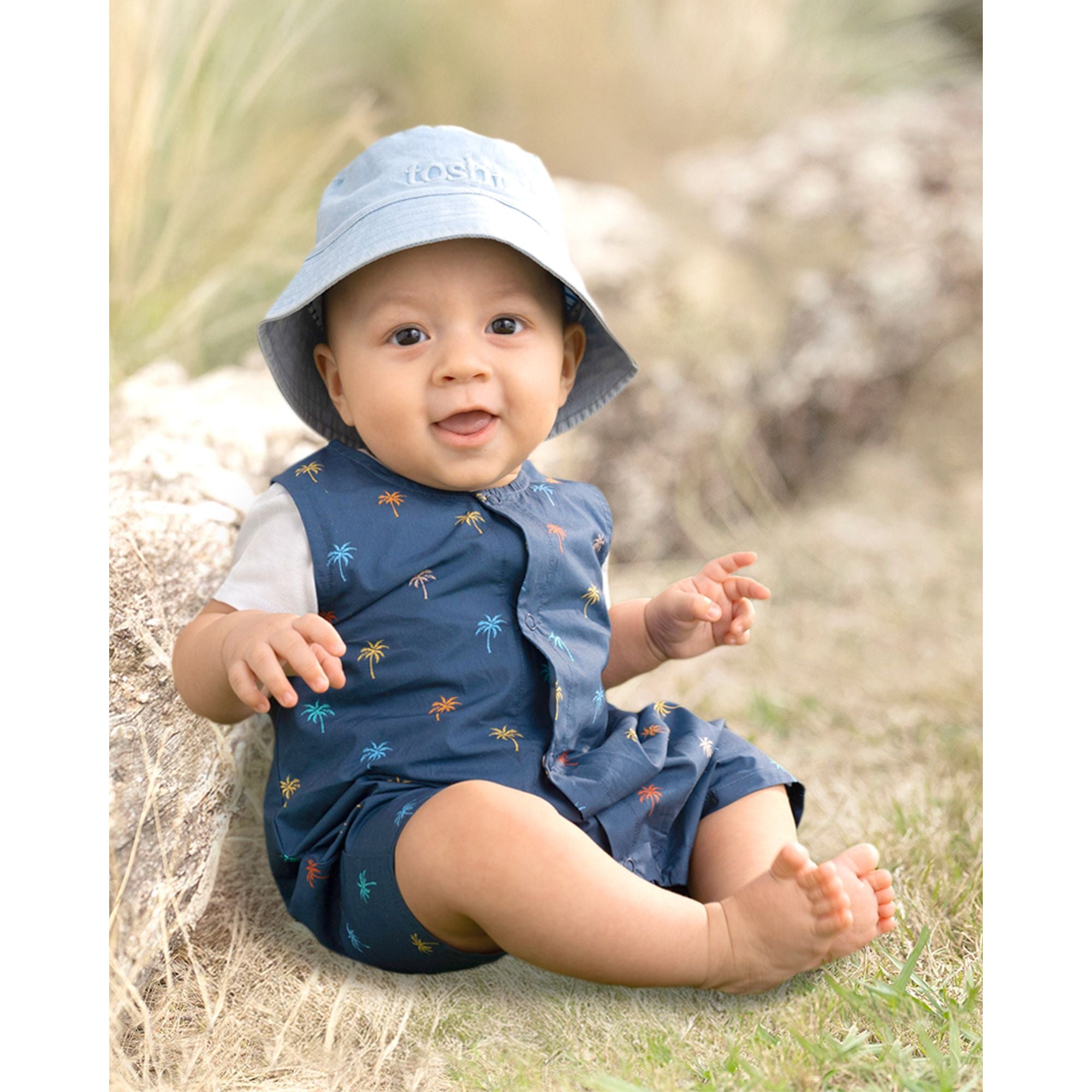 Romper Banjo /Palm Midnight