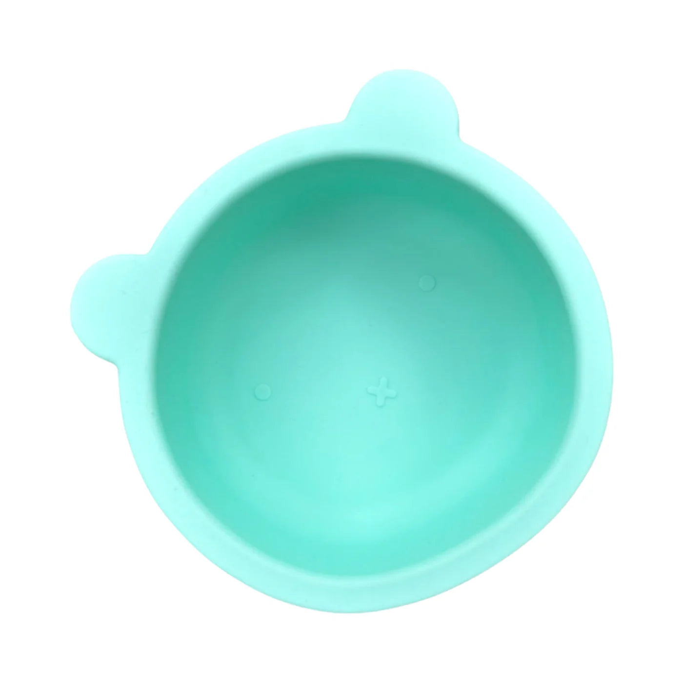 Silicone Bowl & Mini Cutlery Set - Mint Bowl/Beach Babe Cutlery Set