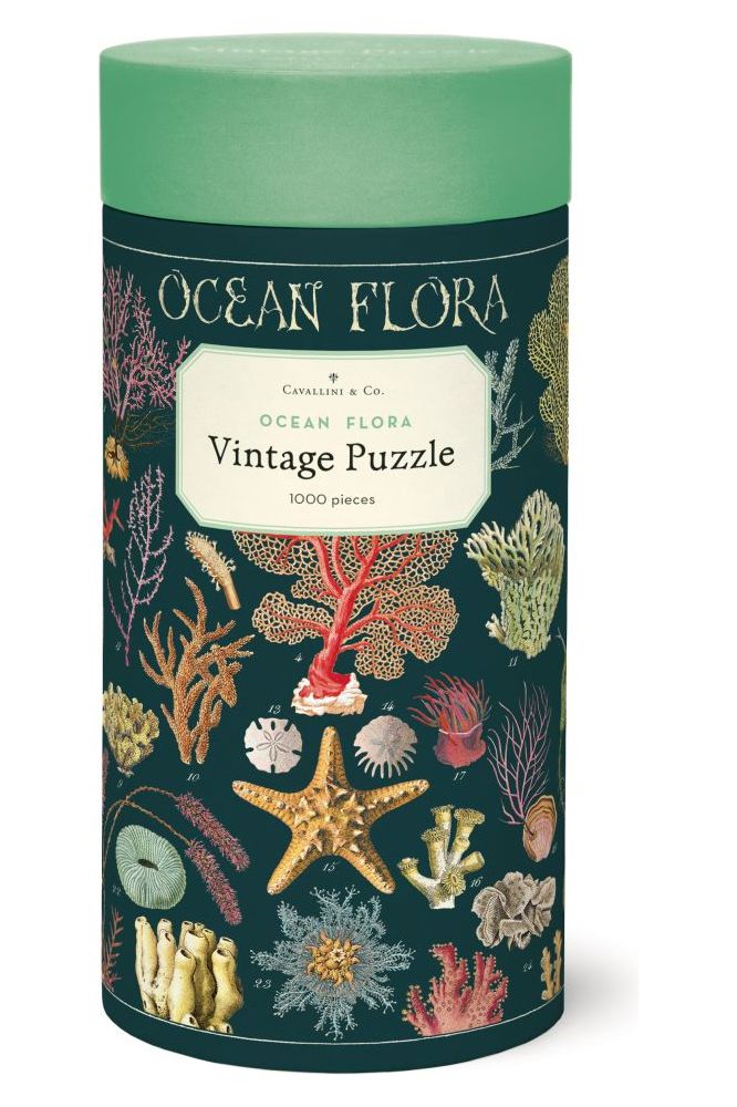 Puzzle - Ocean Flora Vintage Puzzle 1000pc