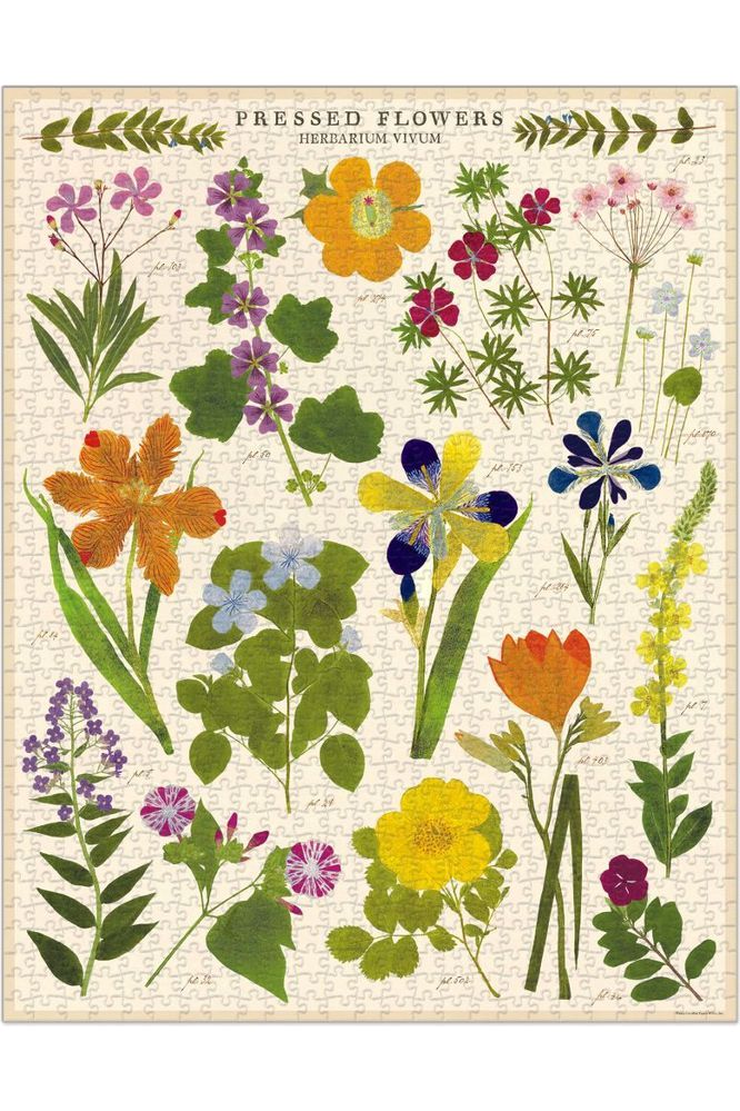 Puzzle - Pressed Flowers Vintage Puzzle 1000pc