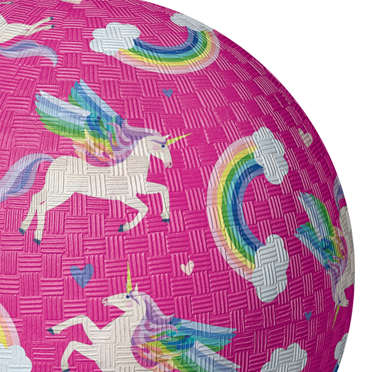 Playground Ball 5 Inch - Unicorn Rainbow - Pink