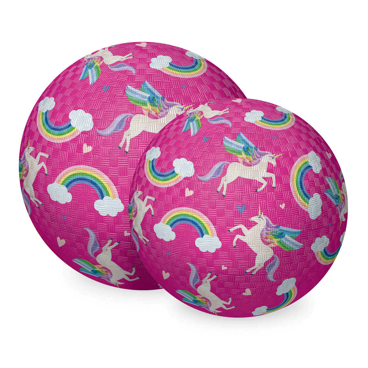 Playground Ball 5 Inch - Unicorn Rainbow - Pink