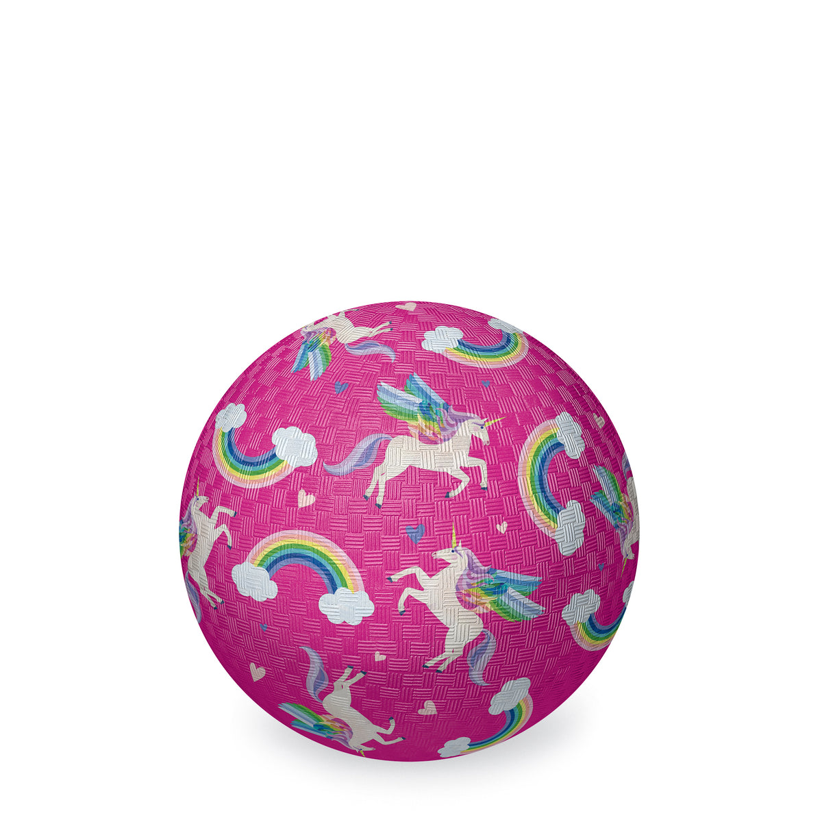 Playground Ball 5 Inch - Unicorn Rainbow - Pink