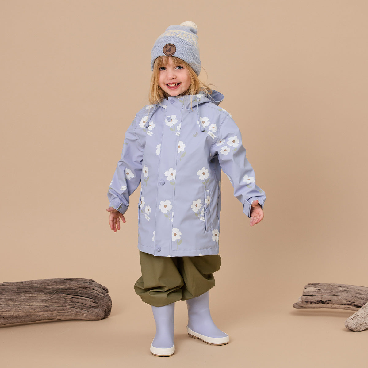 PLAY JACKET - Floral Periwinkle