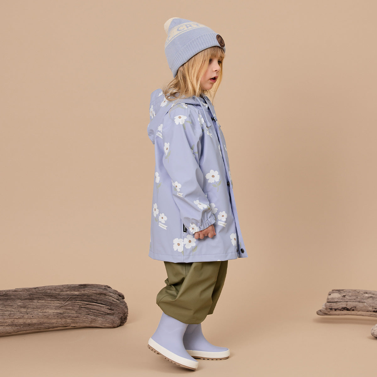 PLAY JACKET - Floral Periwinkle