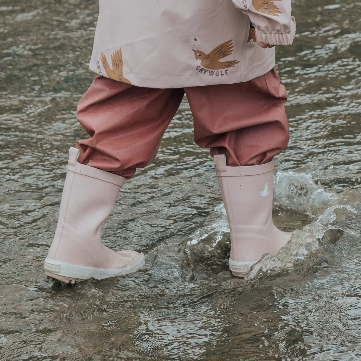 RAIN BOOTS - Dusty Pink