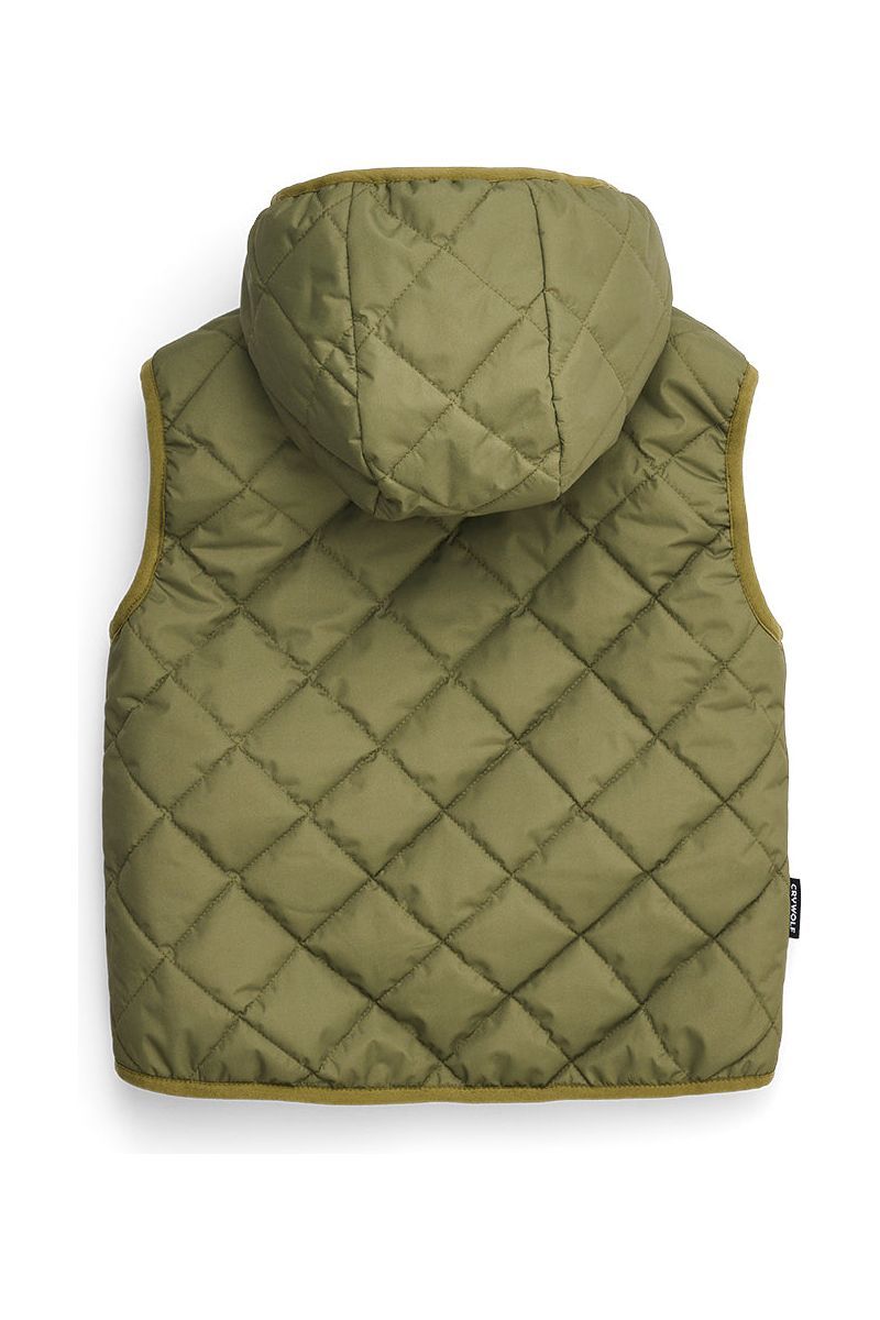 REVERSIBLE YETI VEST - Fern/Black