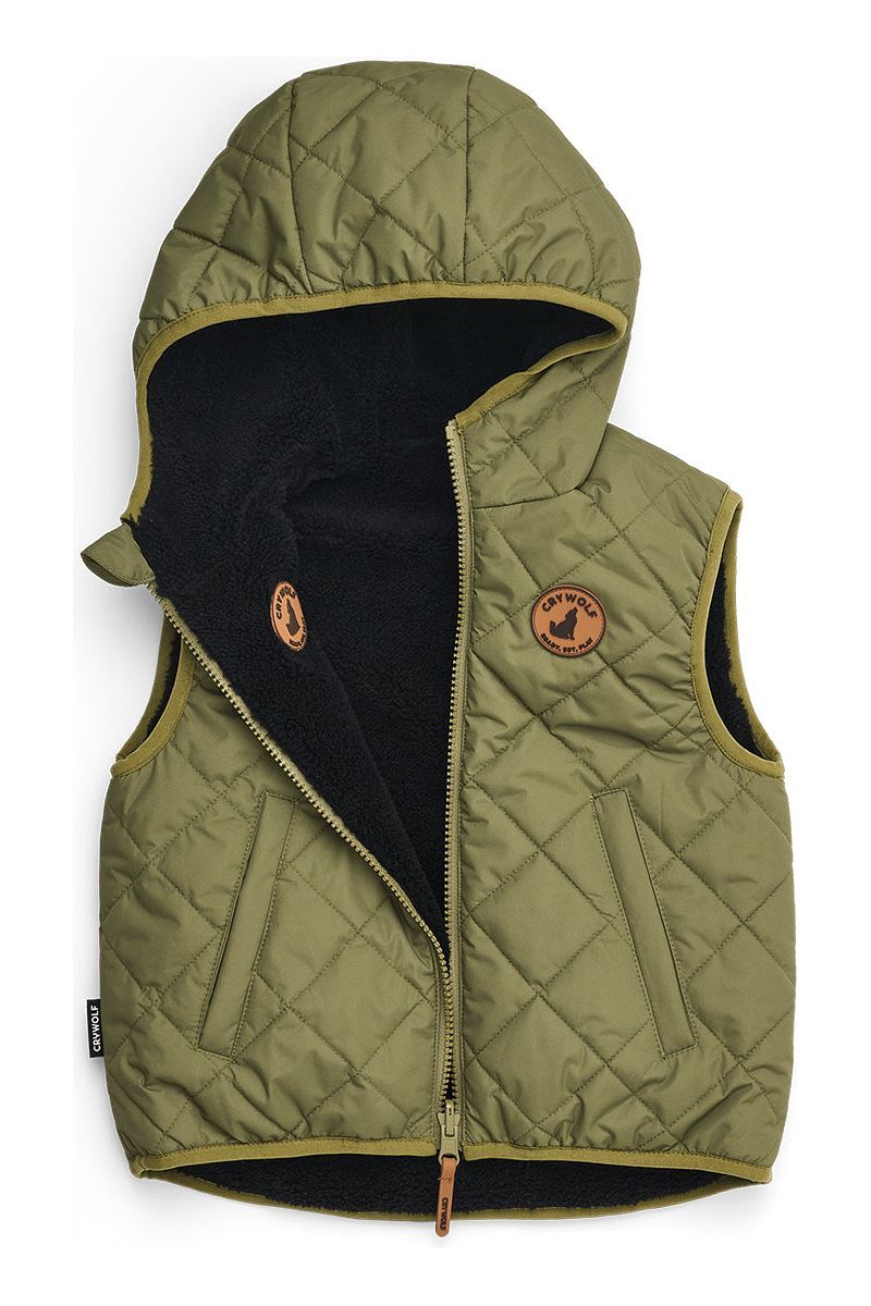 REVERSIBLE YETI VEST - Fern/Black