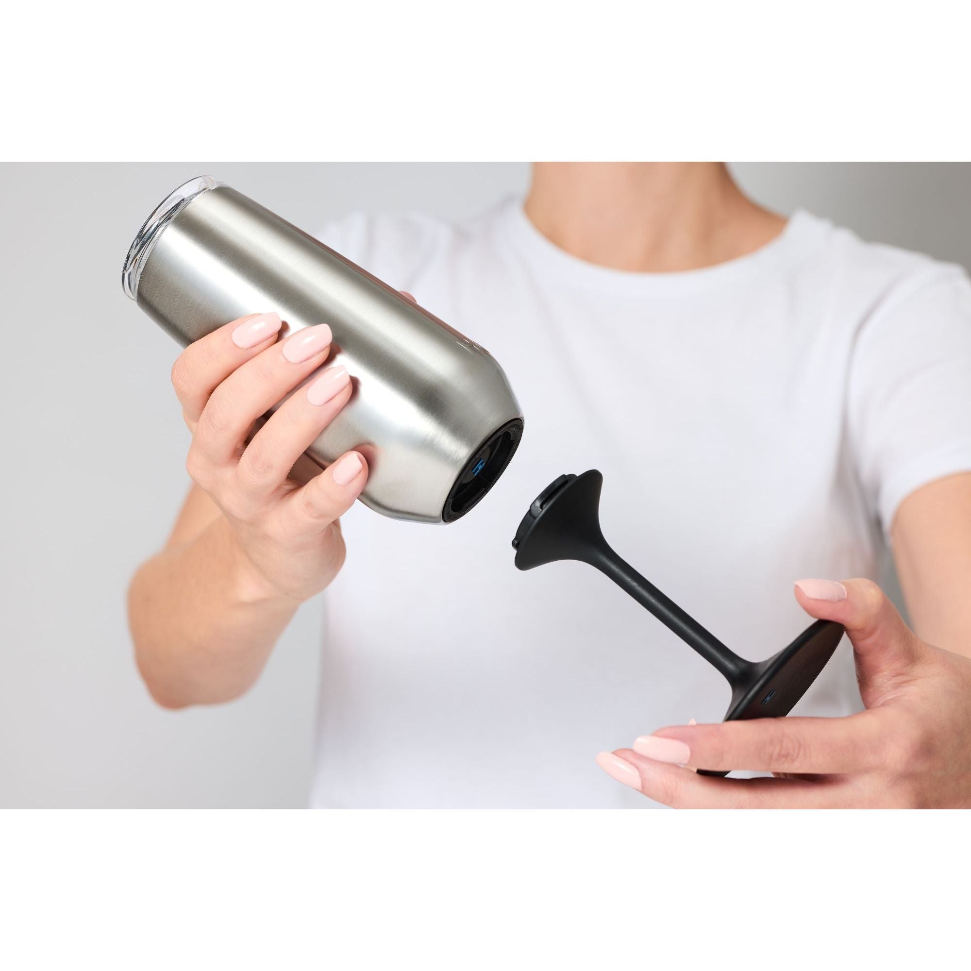 Huski Champagne Flute - Brushed Stainless