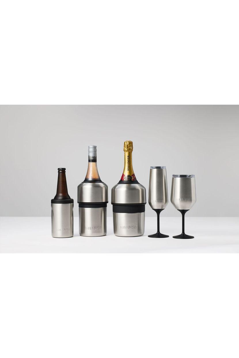 Huski Champagne Flute - Brushed Stainless