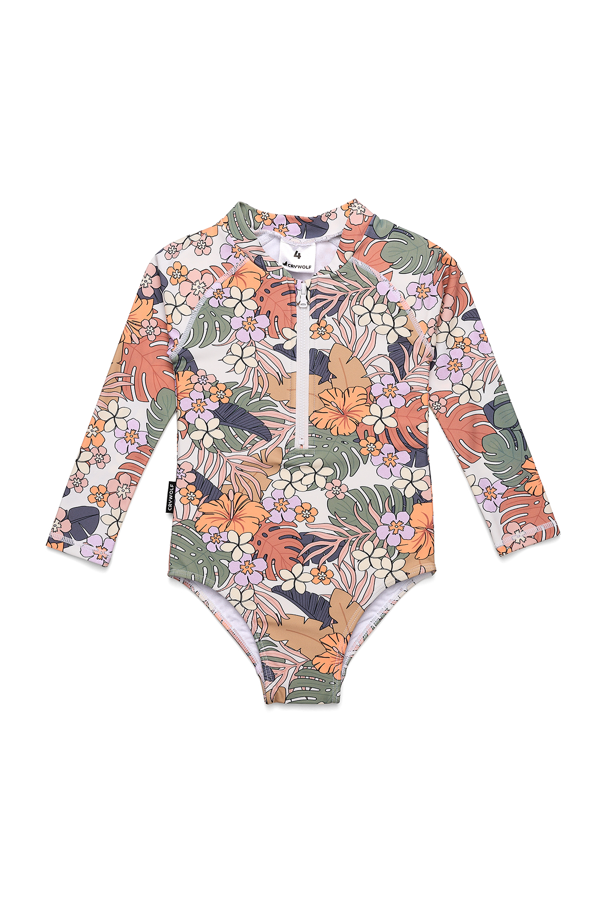 LONG SLEEVE SWIMSUIT Tropical Floral