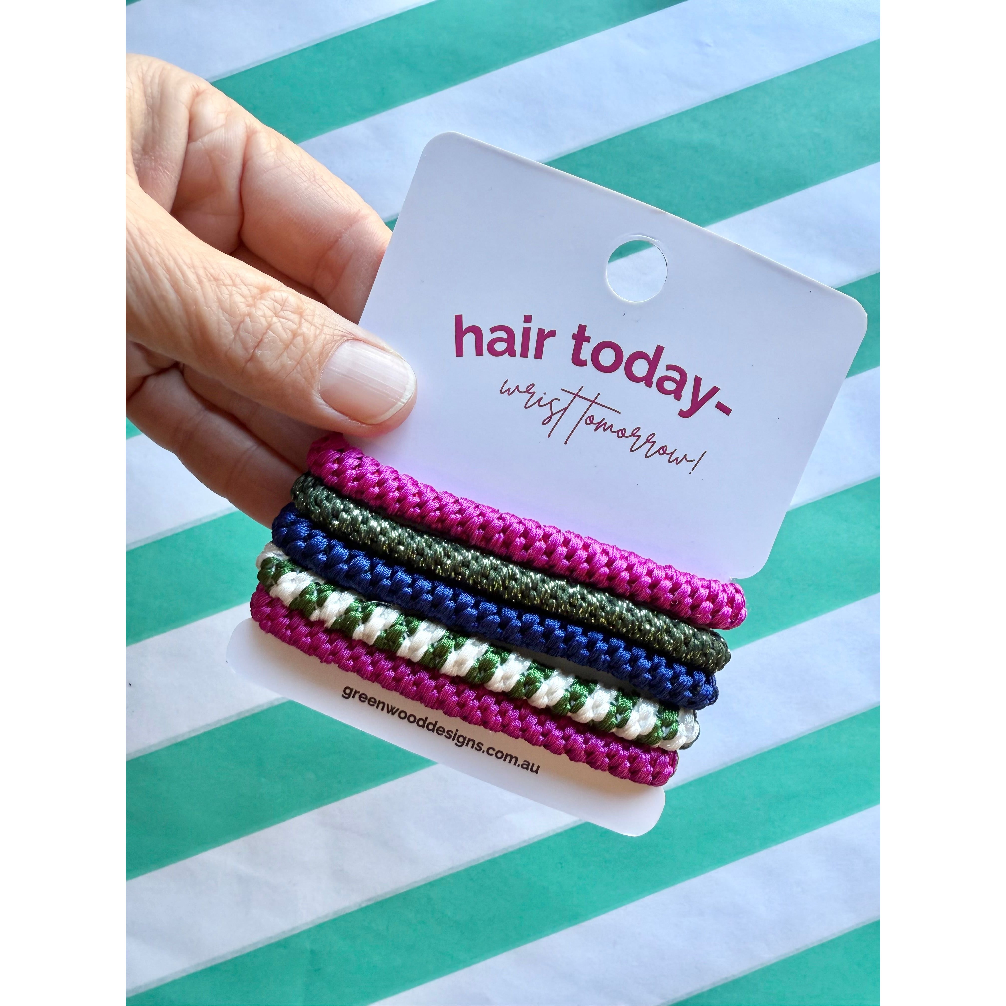Hair Elastics Pack - Jellybean